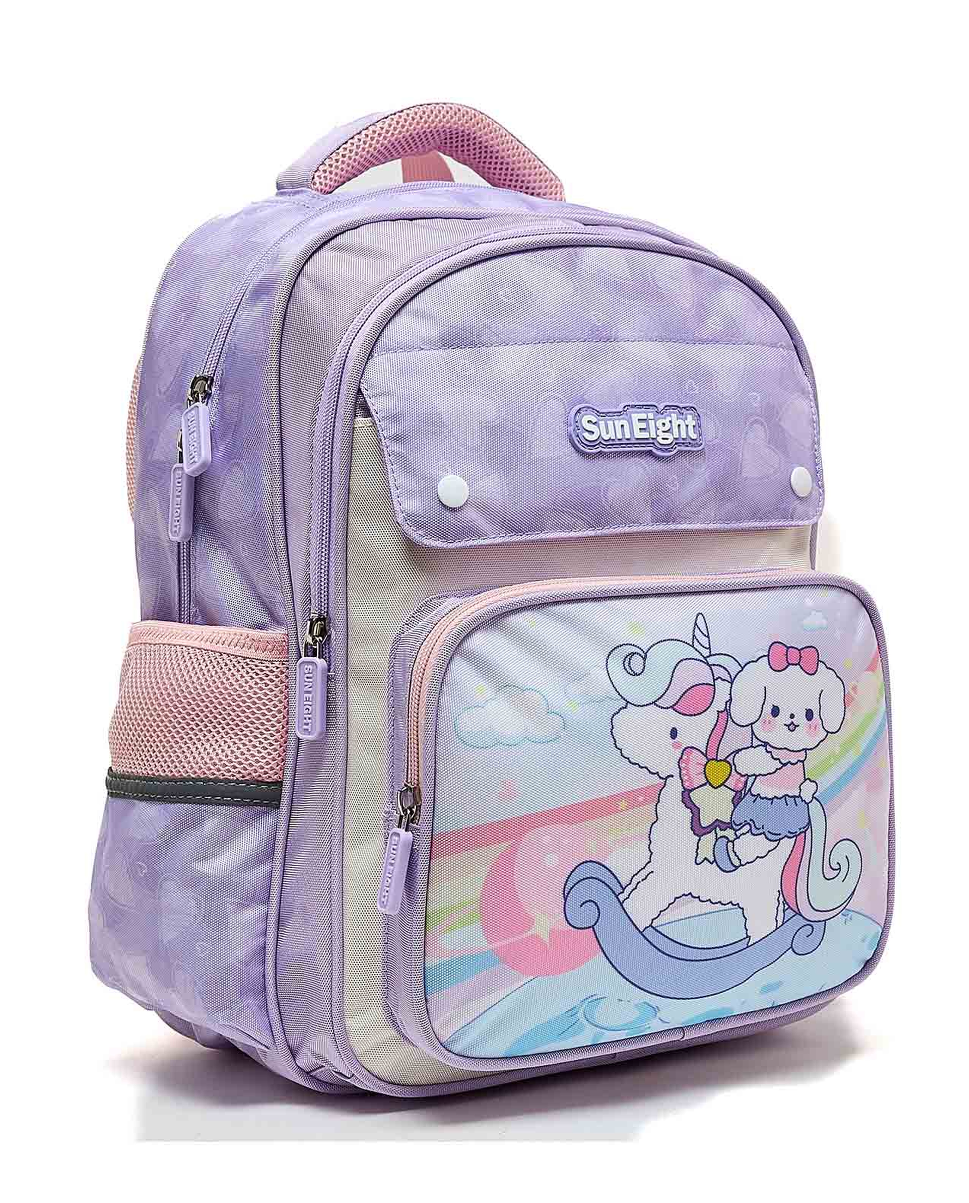 Unicorn Printed Zip Around Backpack