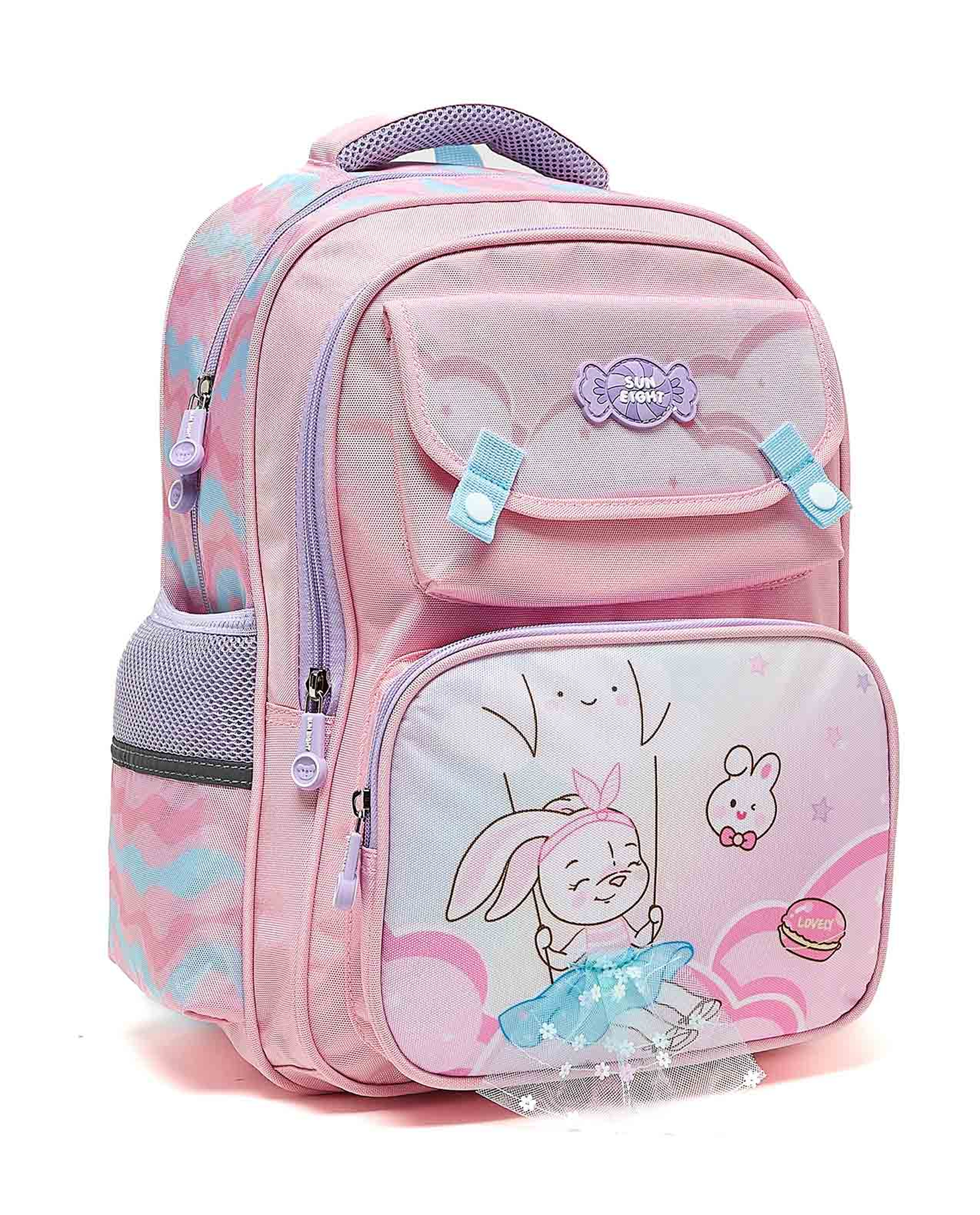 Appliqued Zip Around Backpack