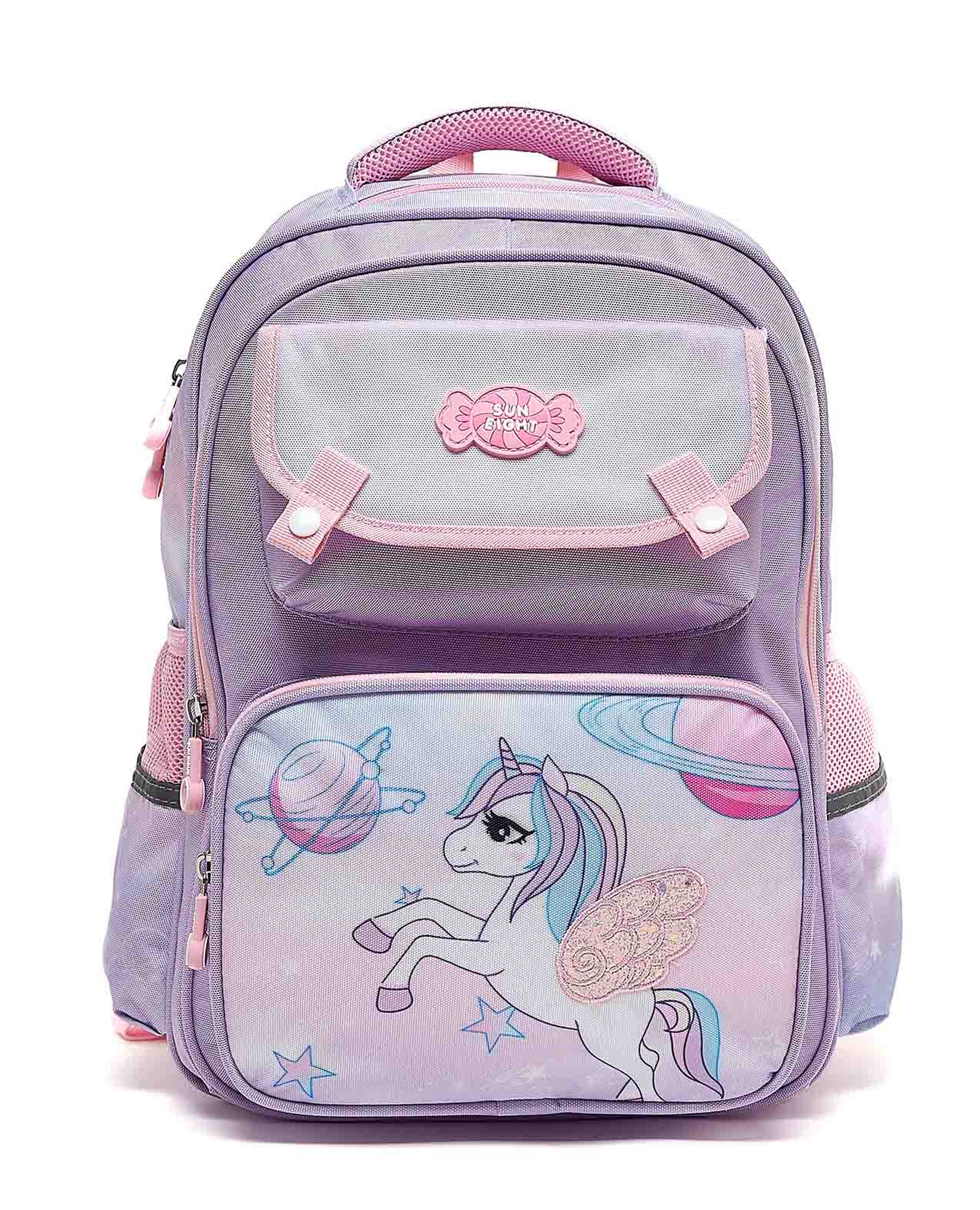 حقيبة ظهر بتطريز يونيكورن