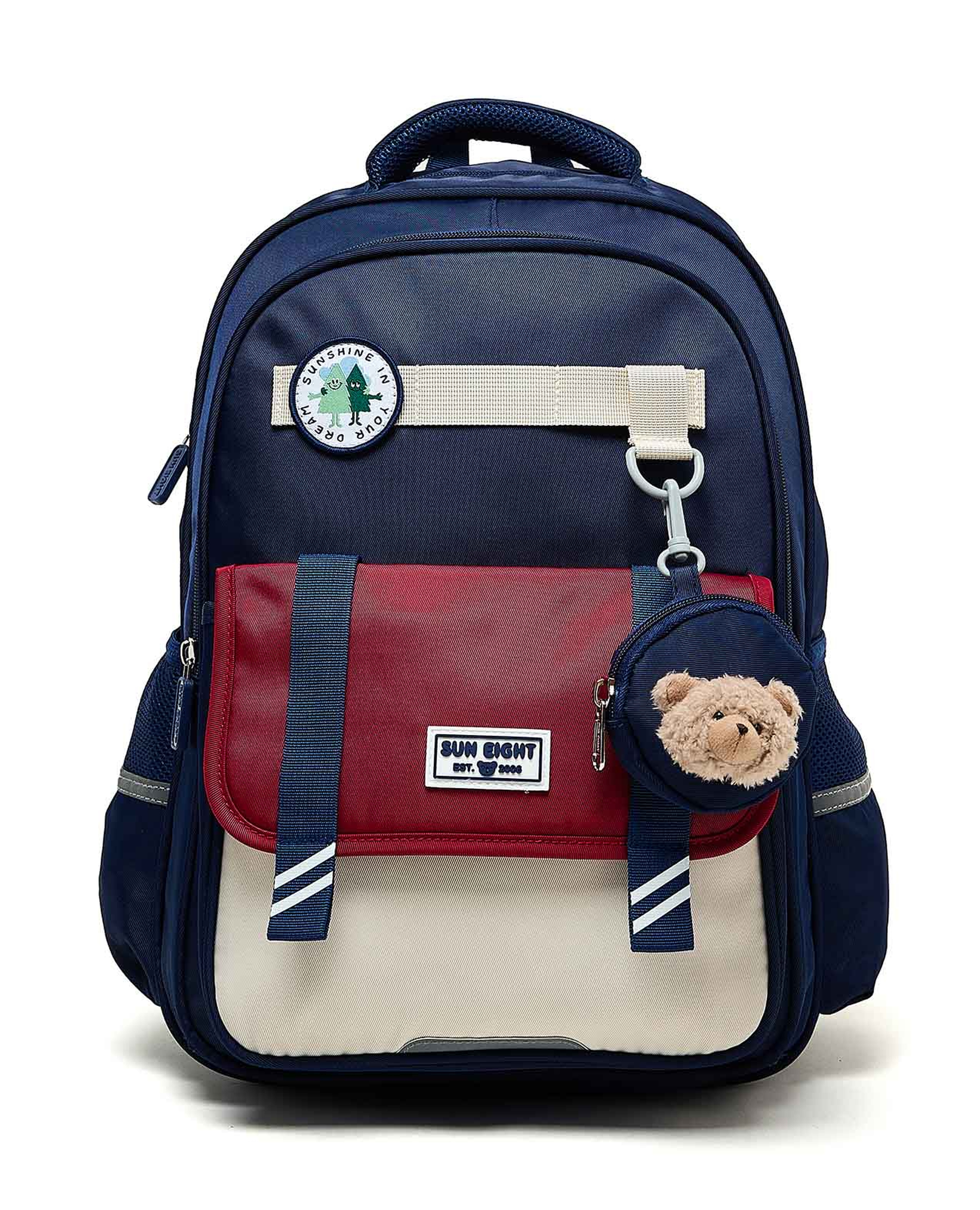 Color Block Zip Around Backpack