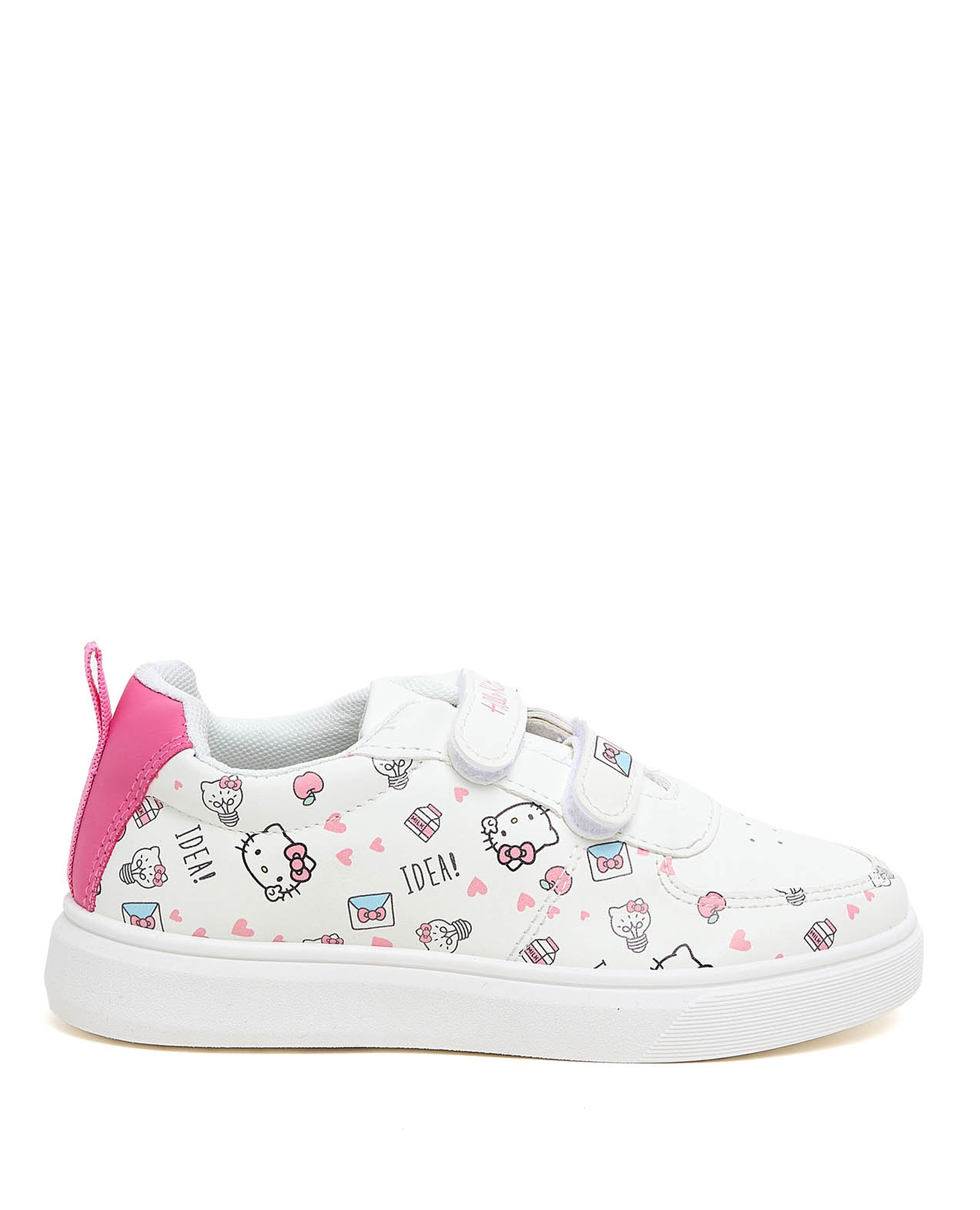Hello Kitty Printed Velcro Closure Sneakers
