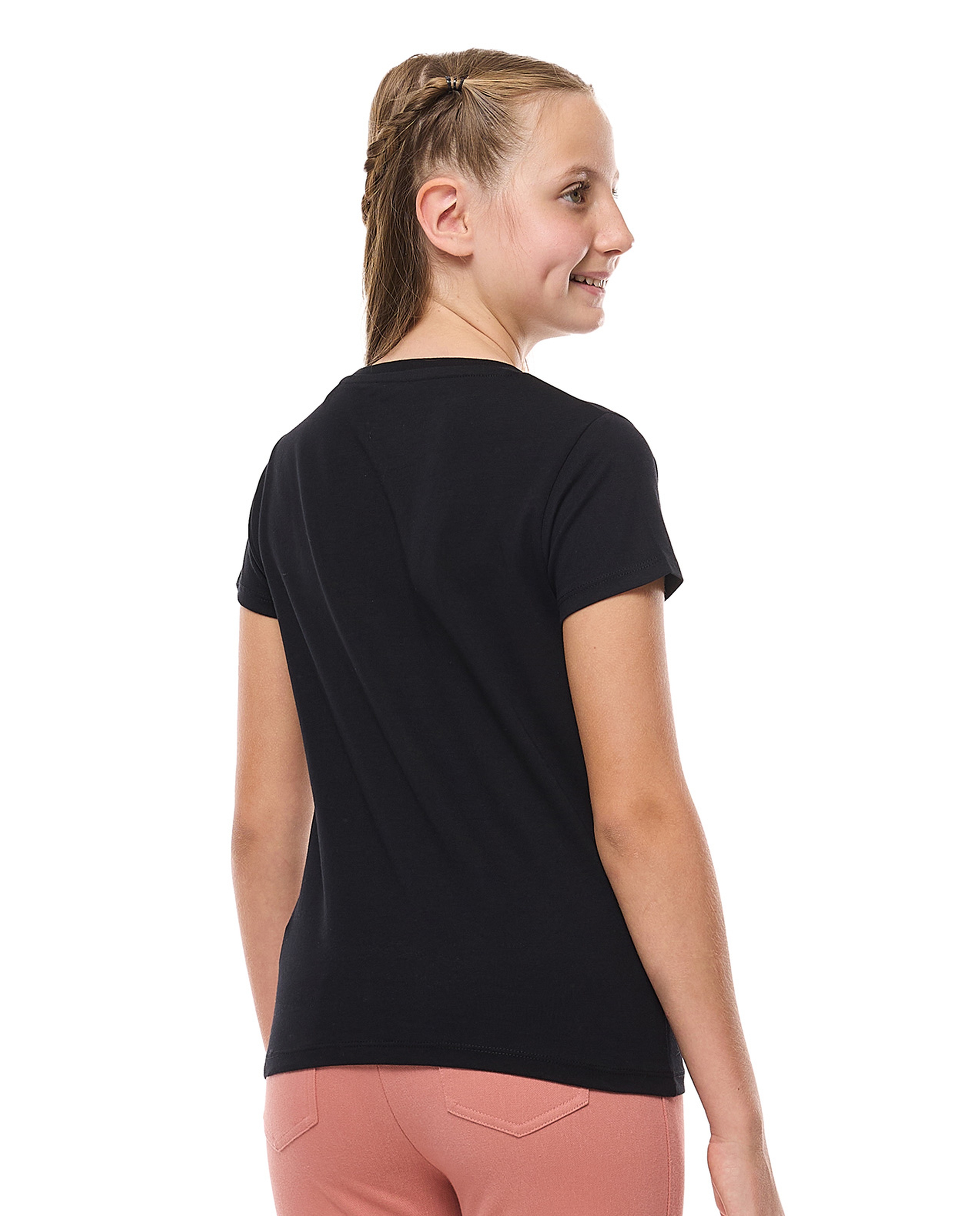 Printed T-Shirt with Crew Neck and Short Sleeves