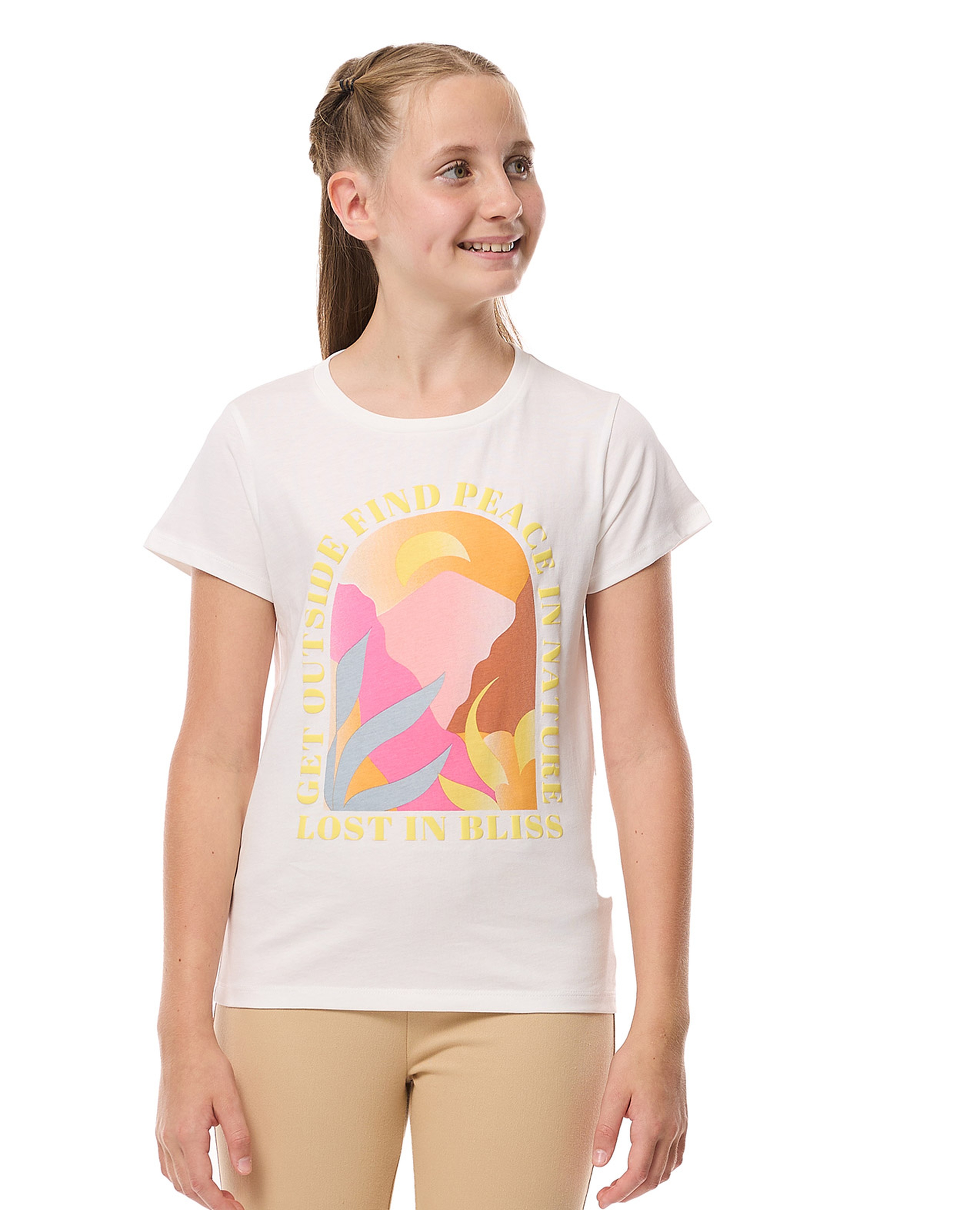 Printed T-Shirt with Crew Neck and Short Sleeves