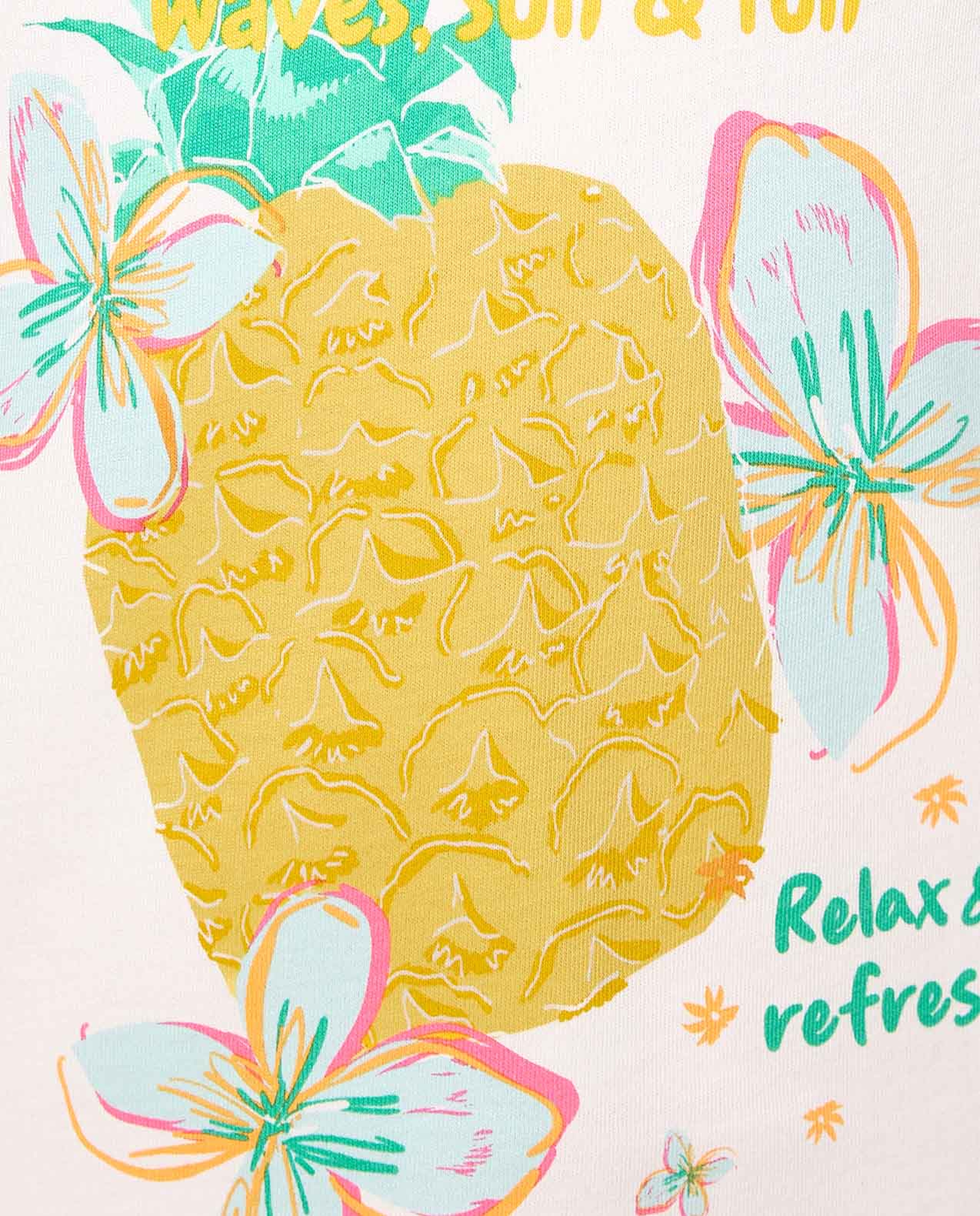 Printed T-Shirt with Crew Neck and Short Sleeves