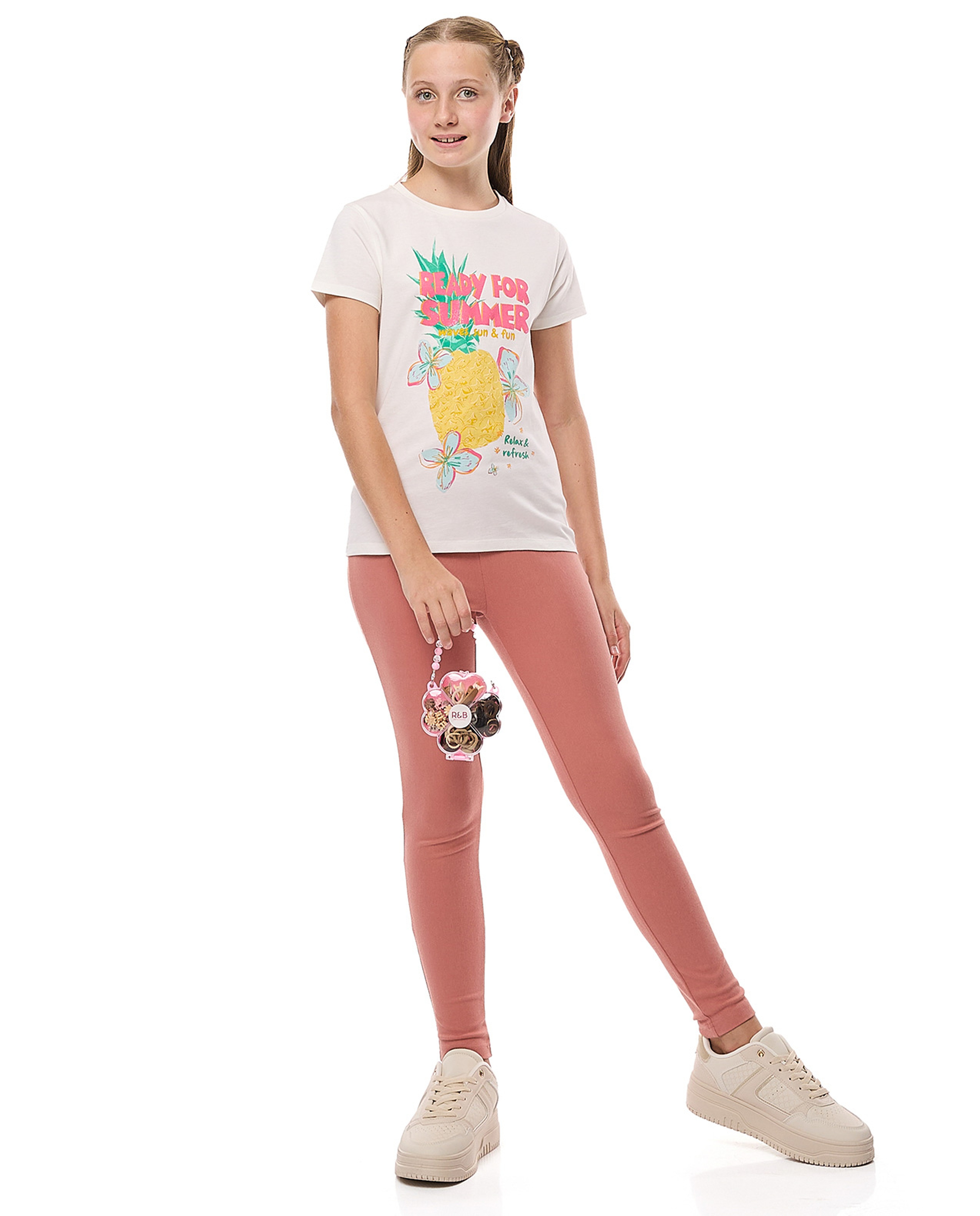 Printed T-Shirt with Crew Neck and Short Sleeves