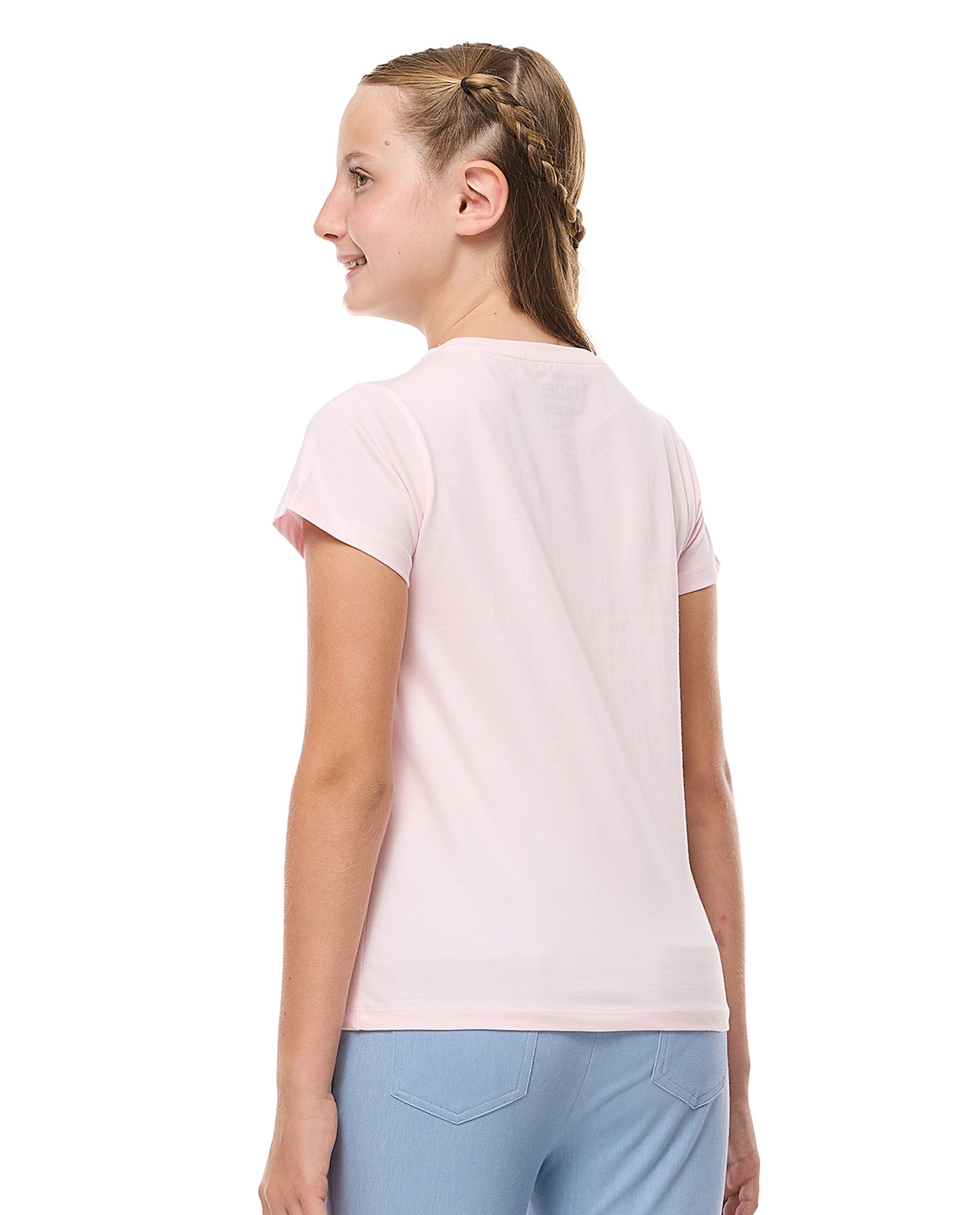 Printed T-Shirt with Crew Neck and Short Sleeves