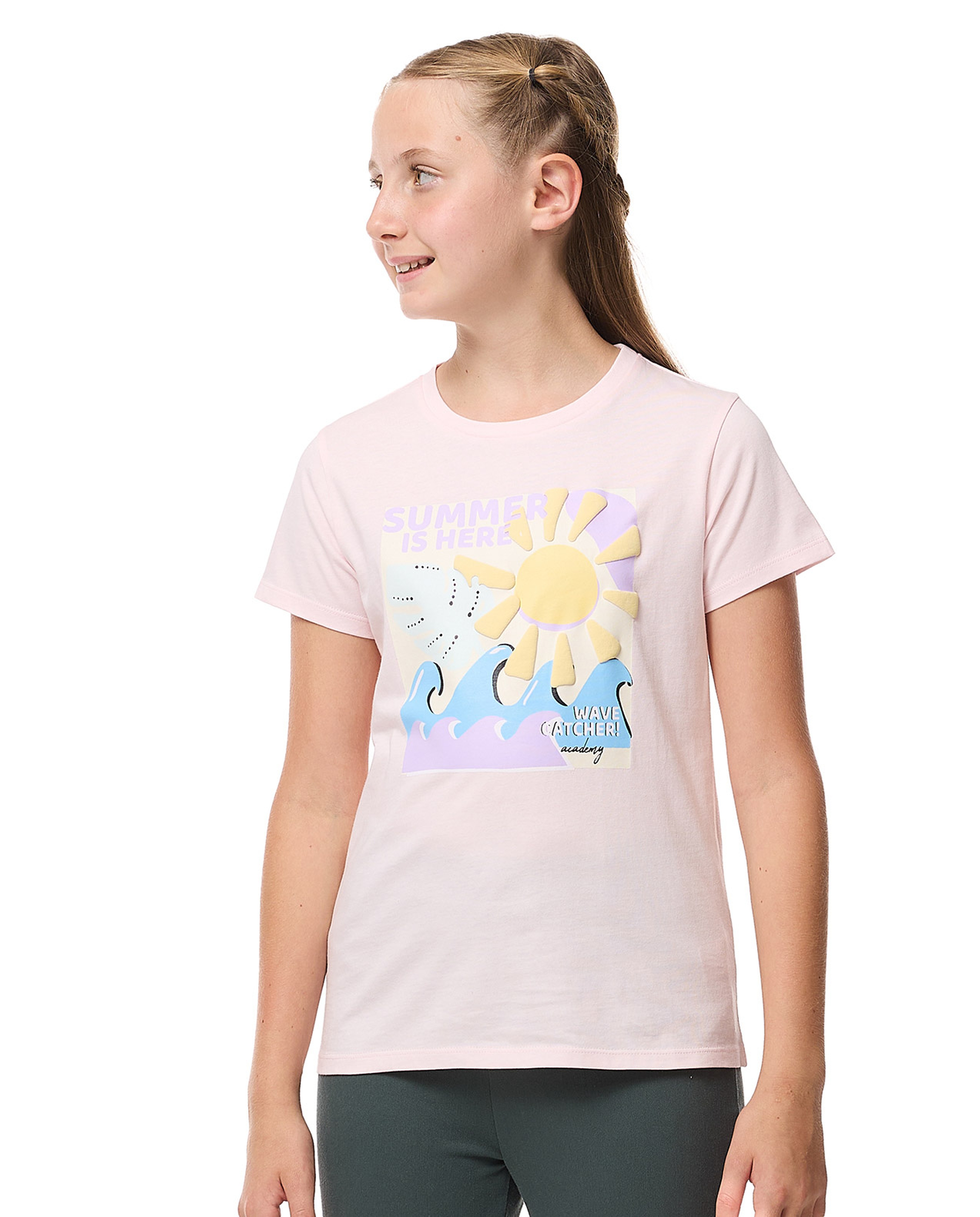 Printed T-Shirt with Crew Neck and Short Sleeves