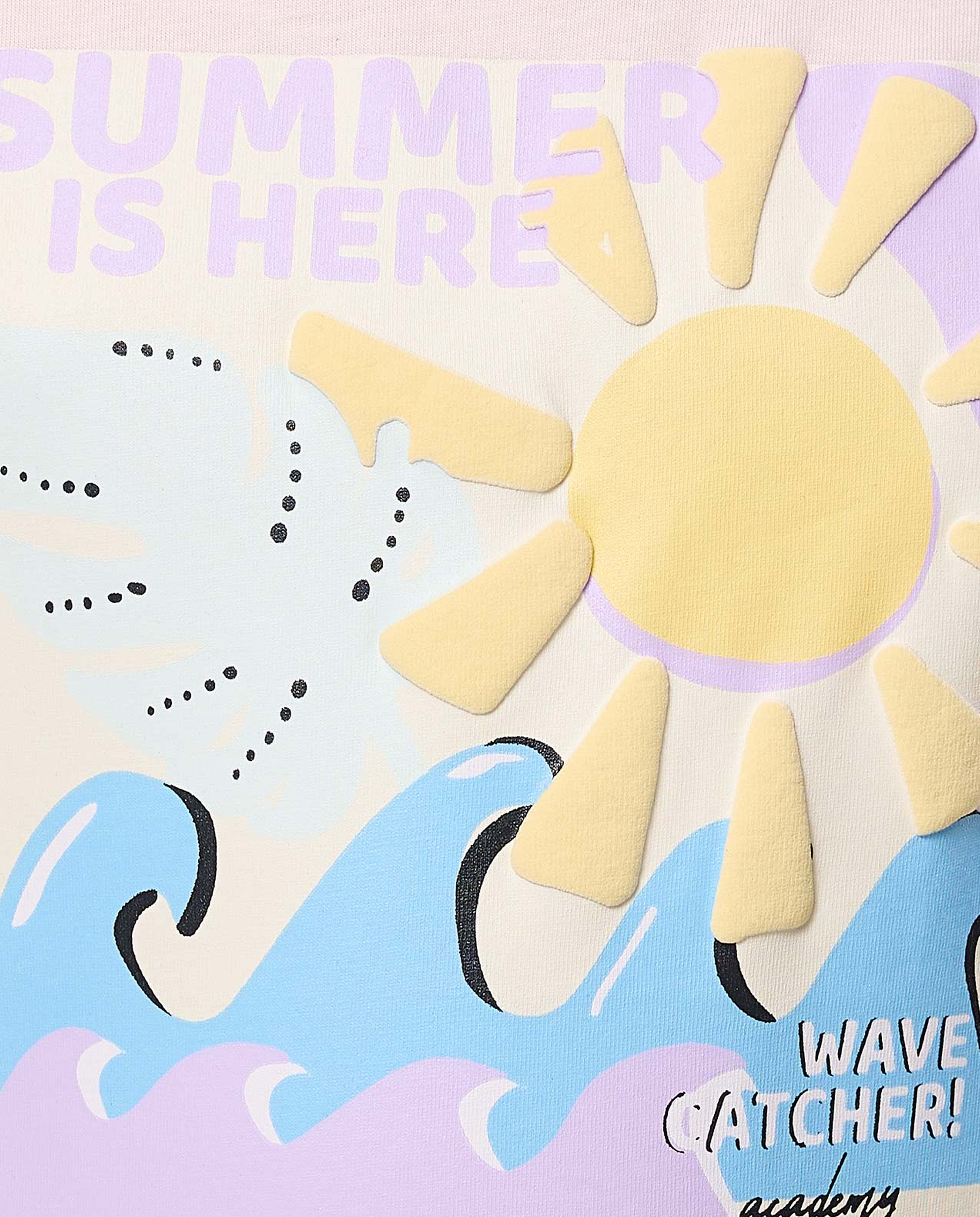 Printed T-Shirt with Crew Neck and Short Sleeves