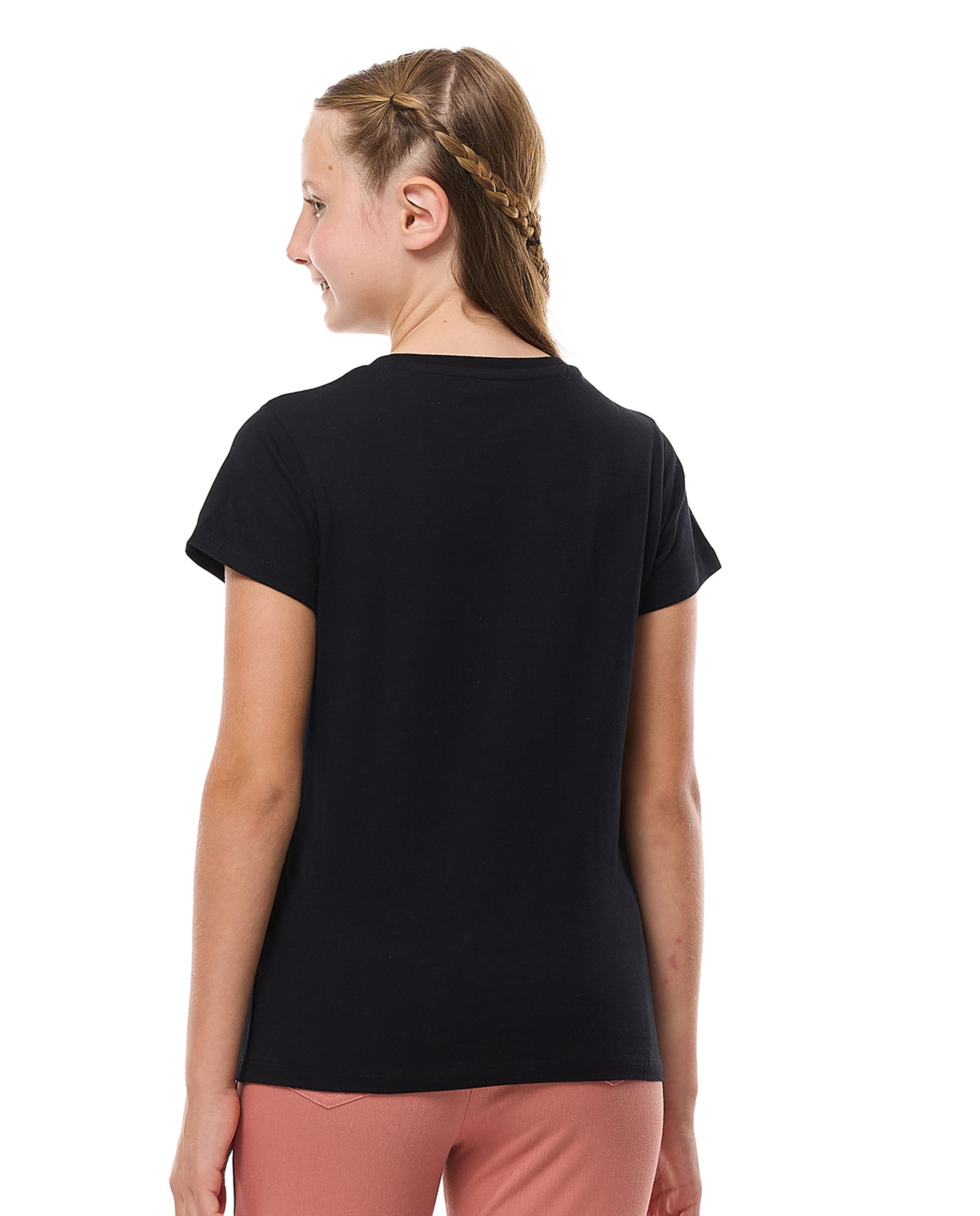 Printed T-Shirt with Crew Neck and Short Sleeves