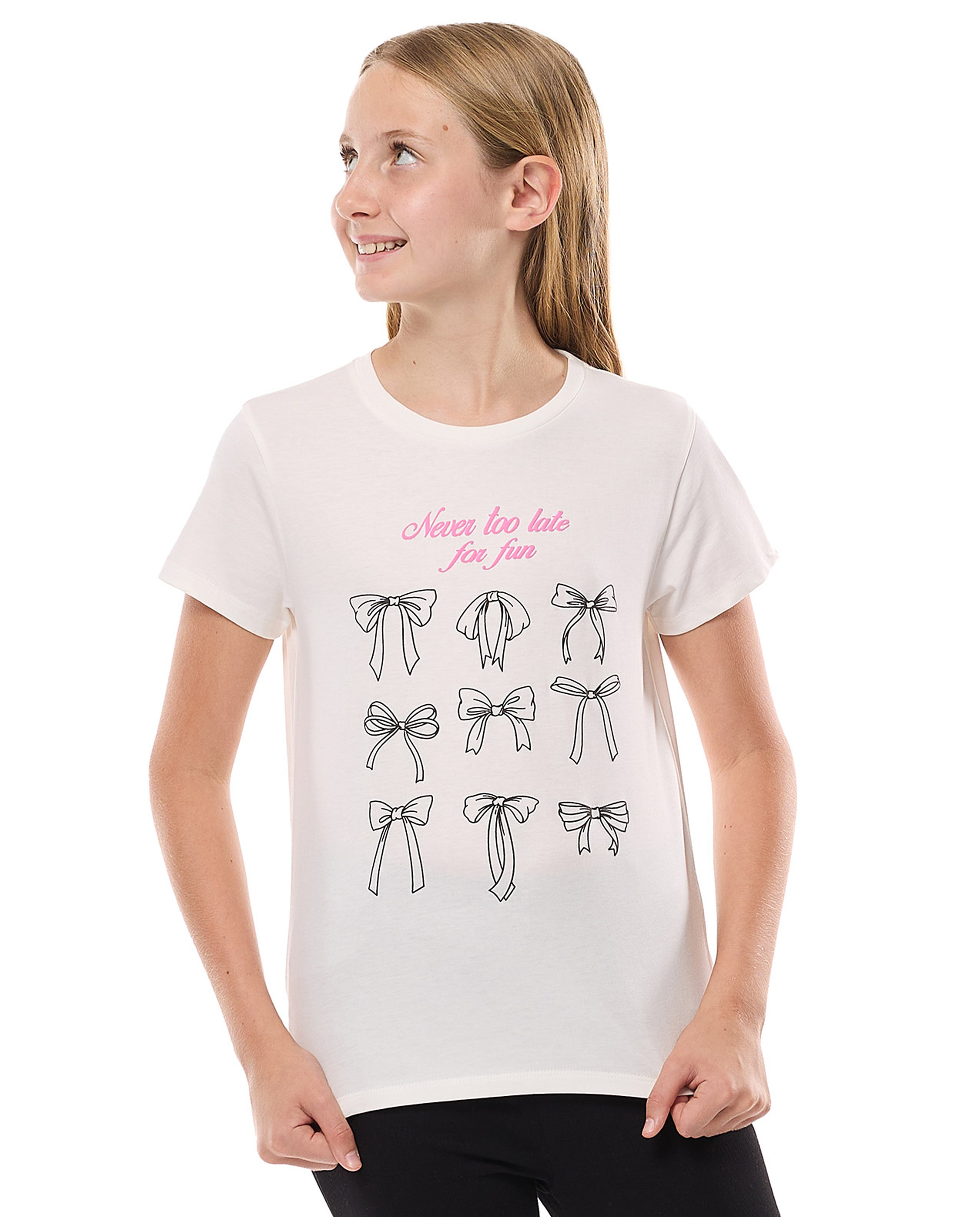 Printed T-Shirt with Crew Neck and Short Sleeves