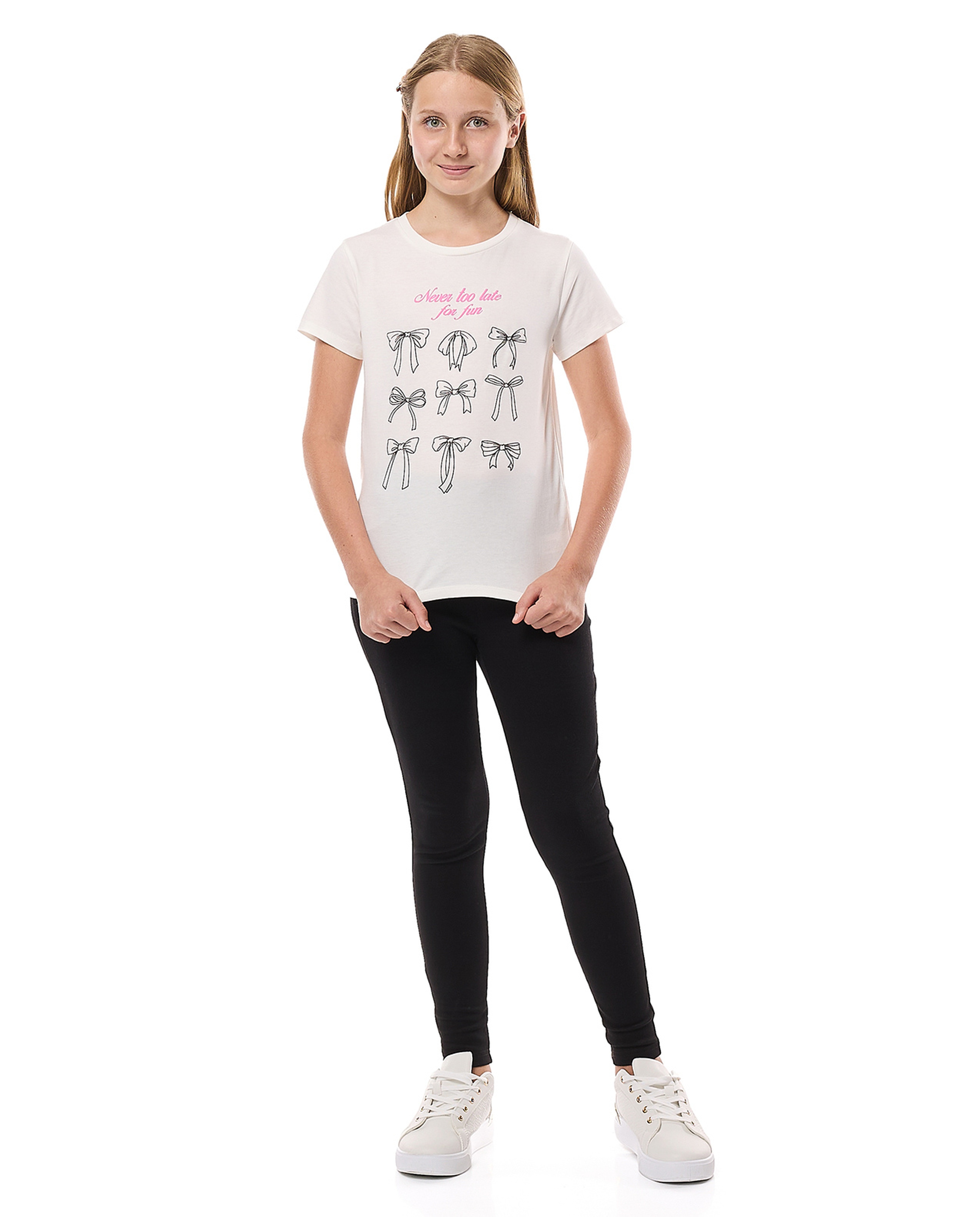 Printed T-Shirt with Crew Neck and Short Sleeves