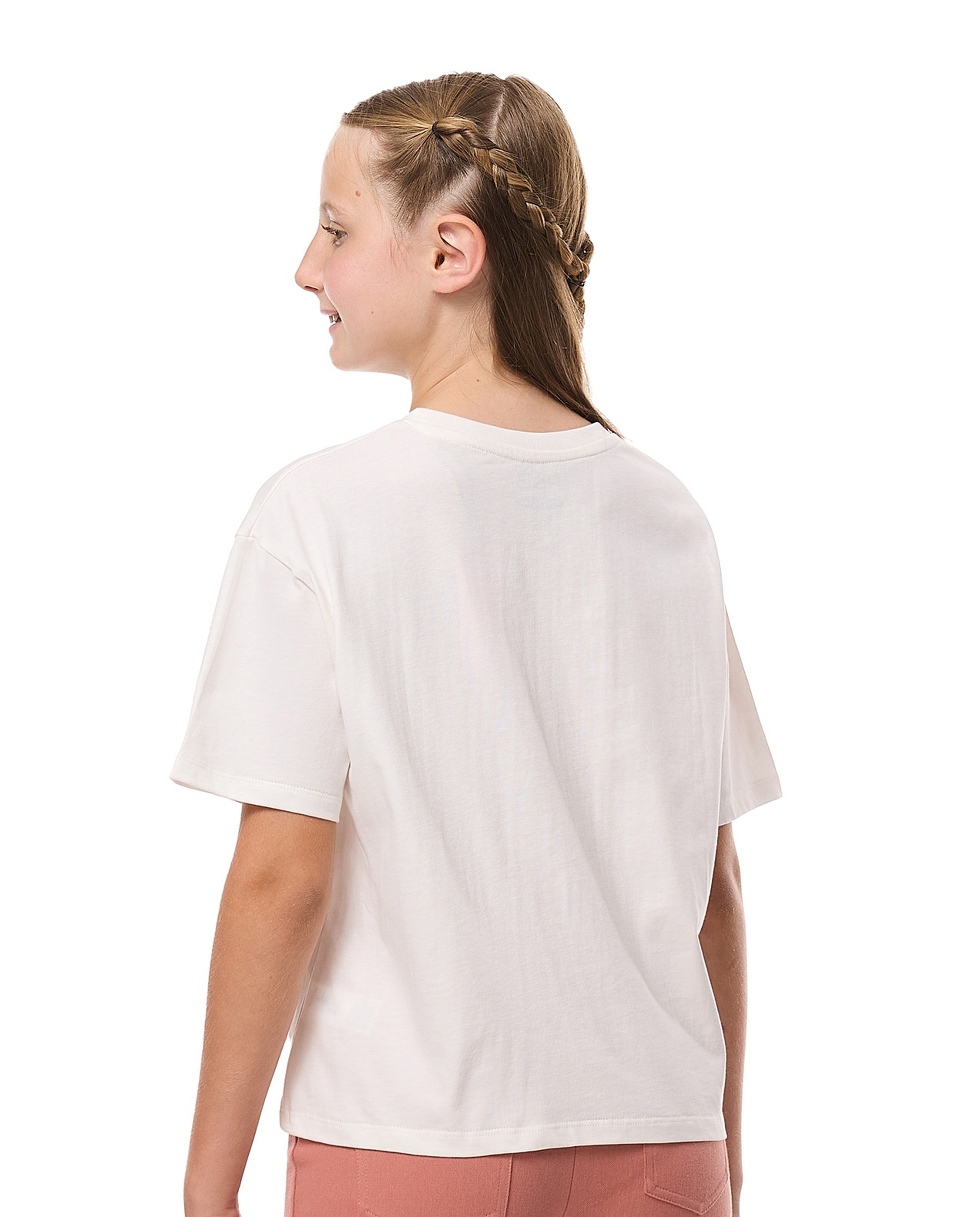 Printed T-Shirt with Crew Neck and Short Sleeves