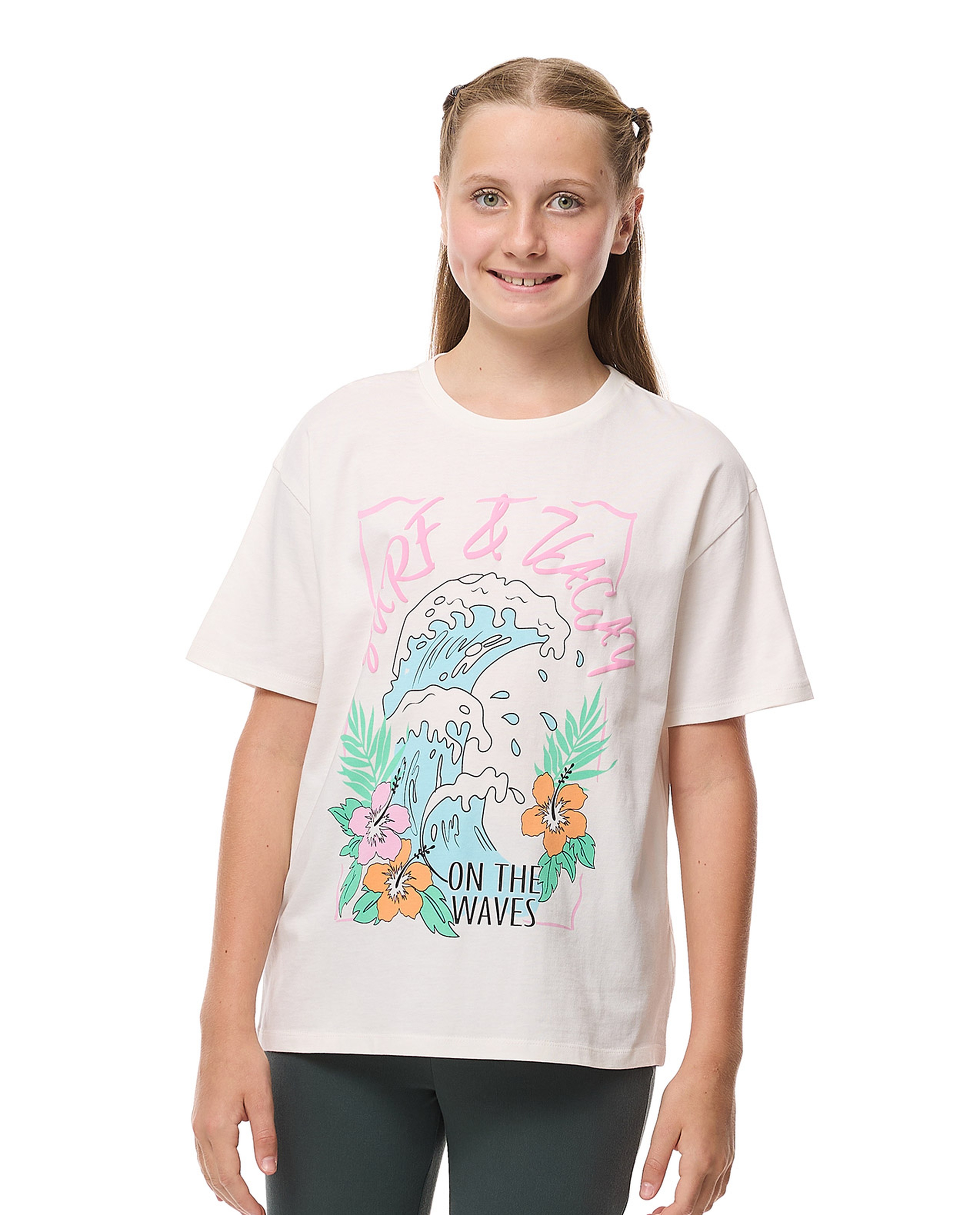 Printed T-Shirt with Crew Neck and Short Sleeves