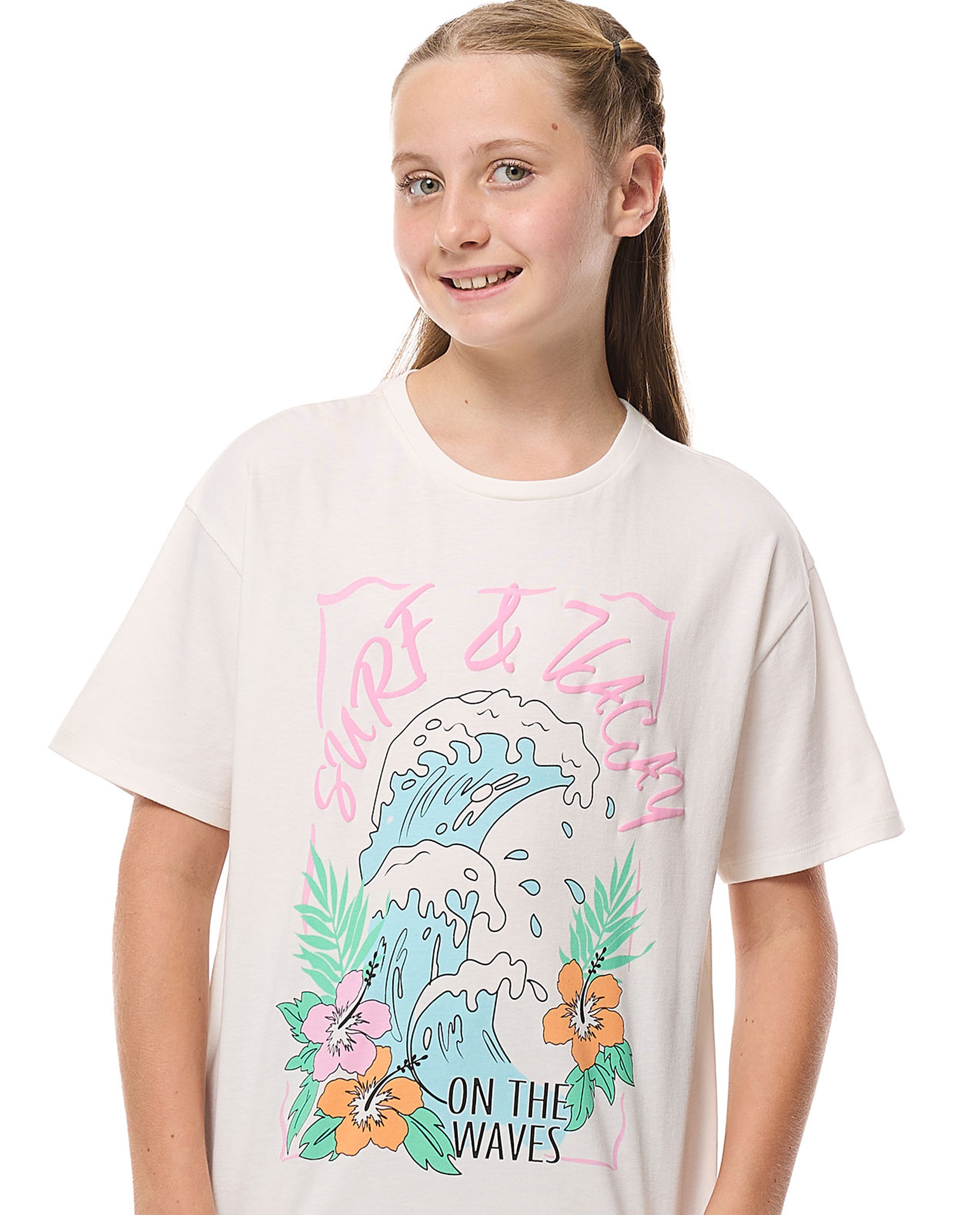 Printed T-Shirt with Crew Neck and Short Sleeves