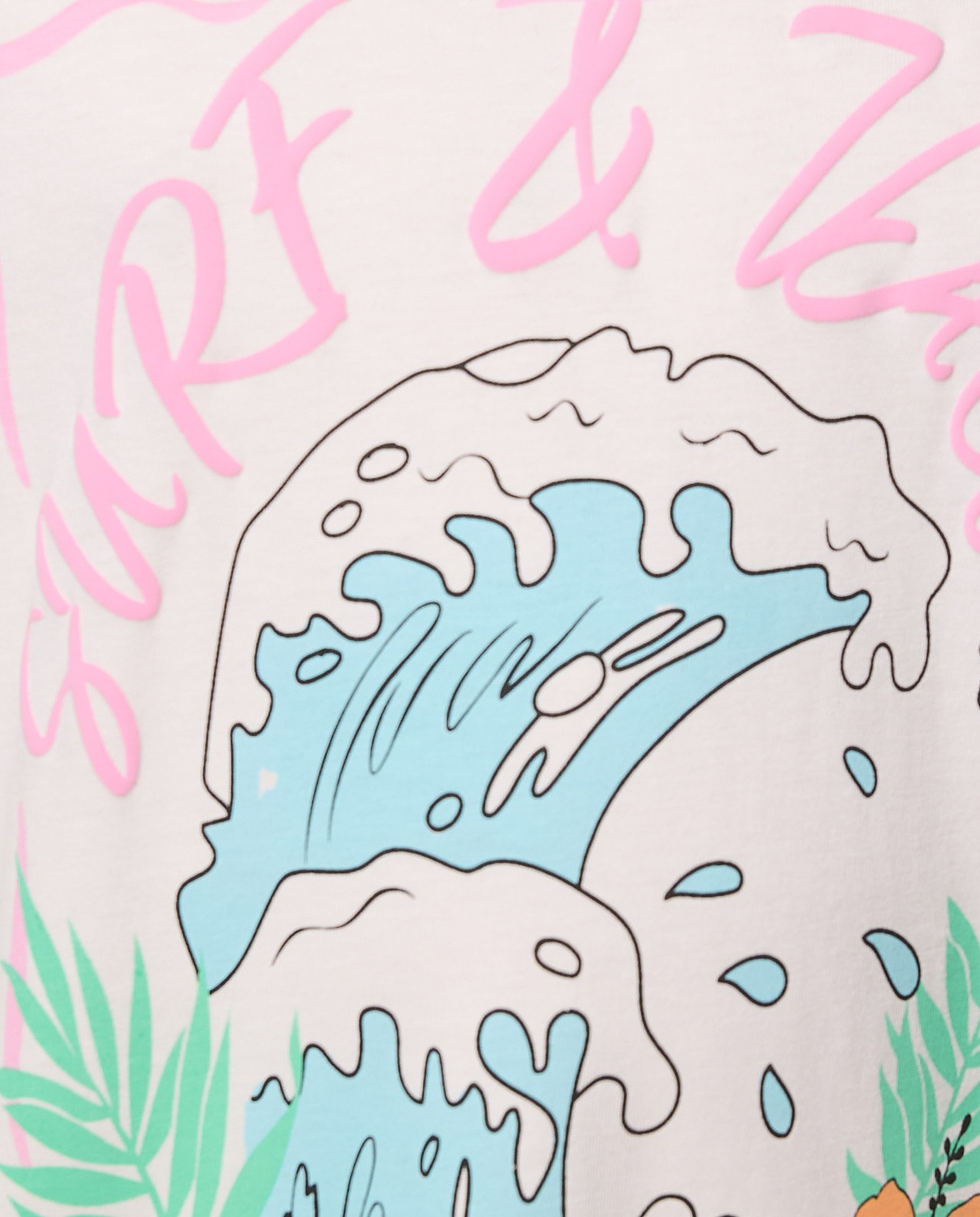 Printed T-Shirt with Crew Neck and Short Sleeves