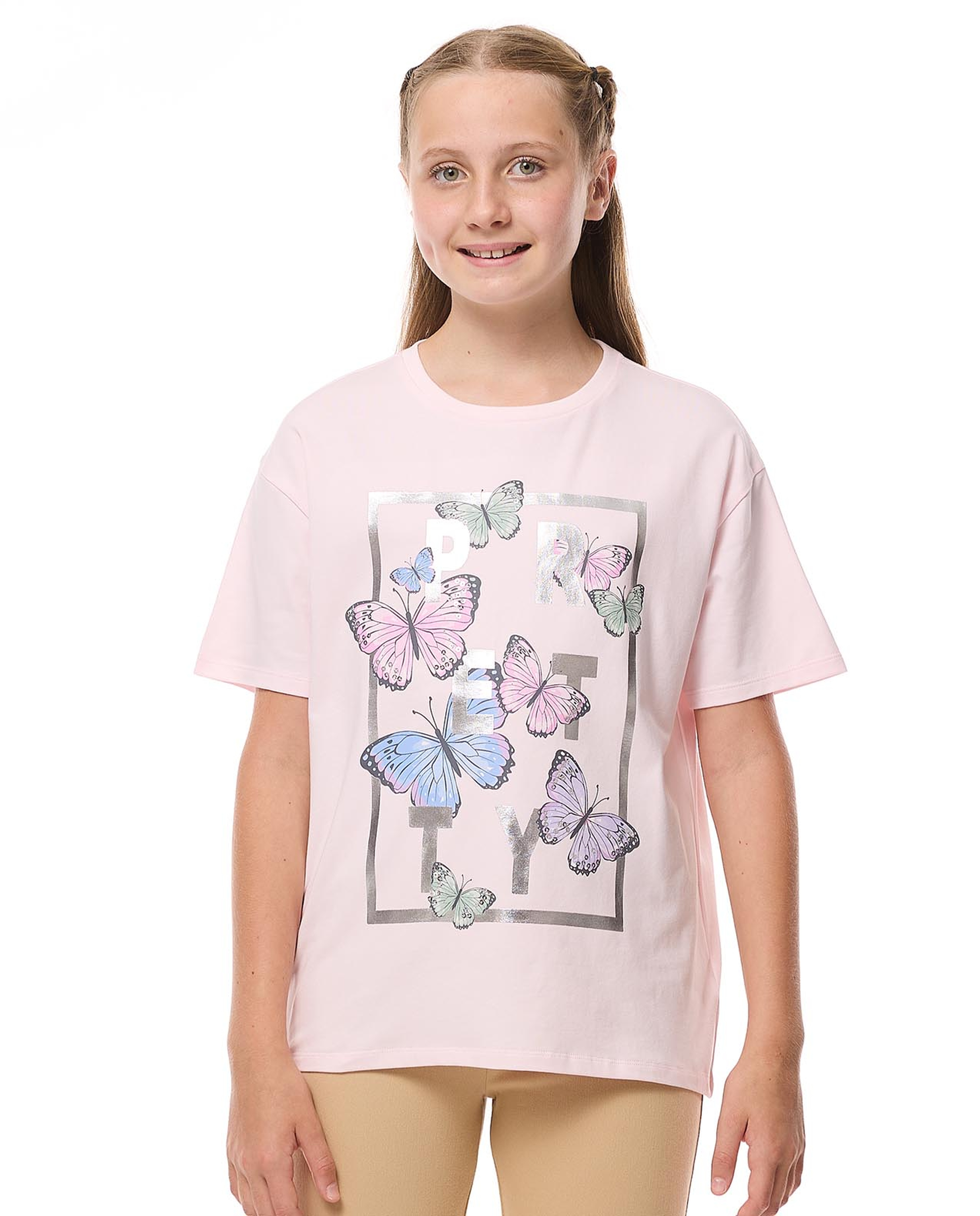 Printed T-Shirt with Crew Neck and Short Sleeves