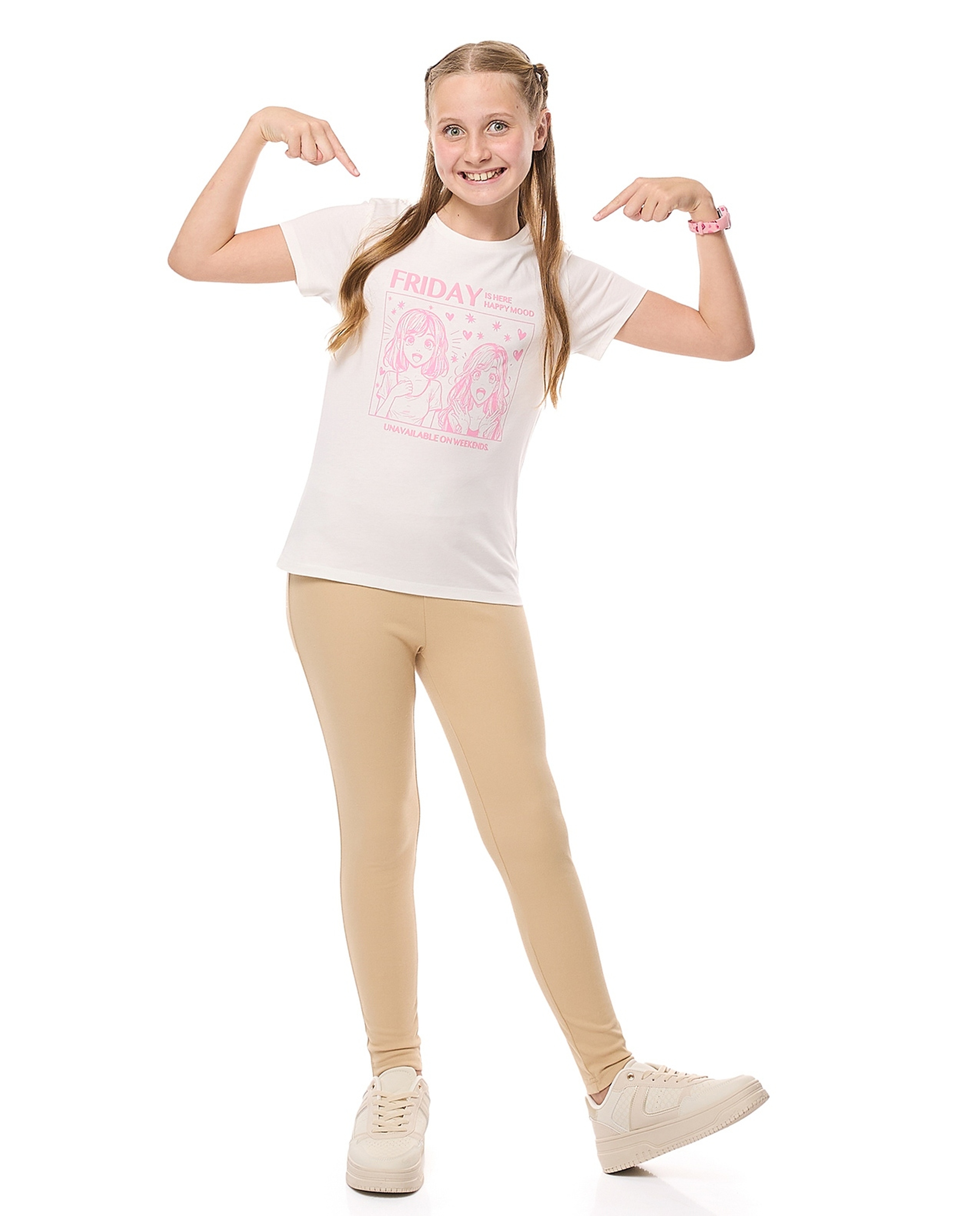 Printed T-Shirt with Crew Neck and Short Sleeves