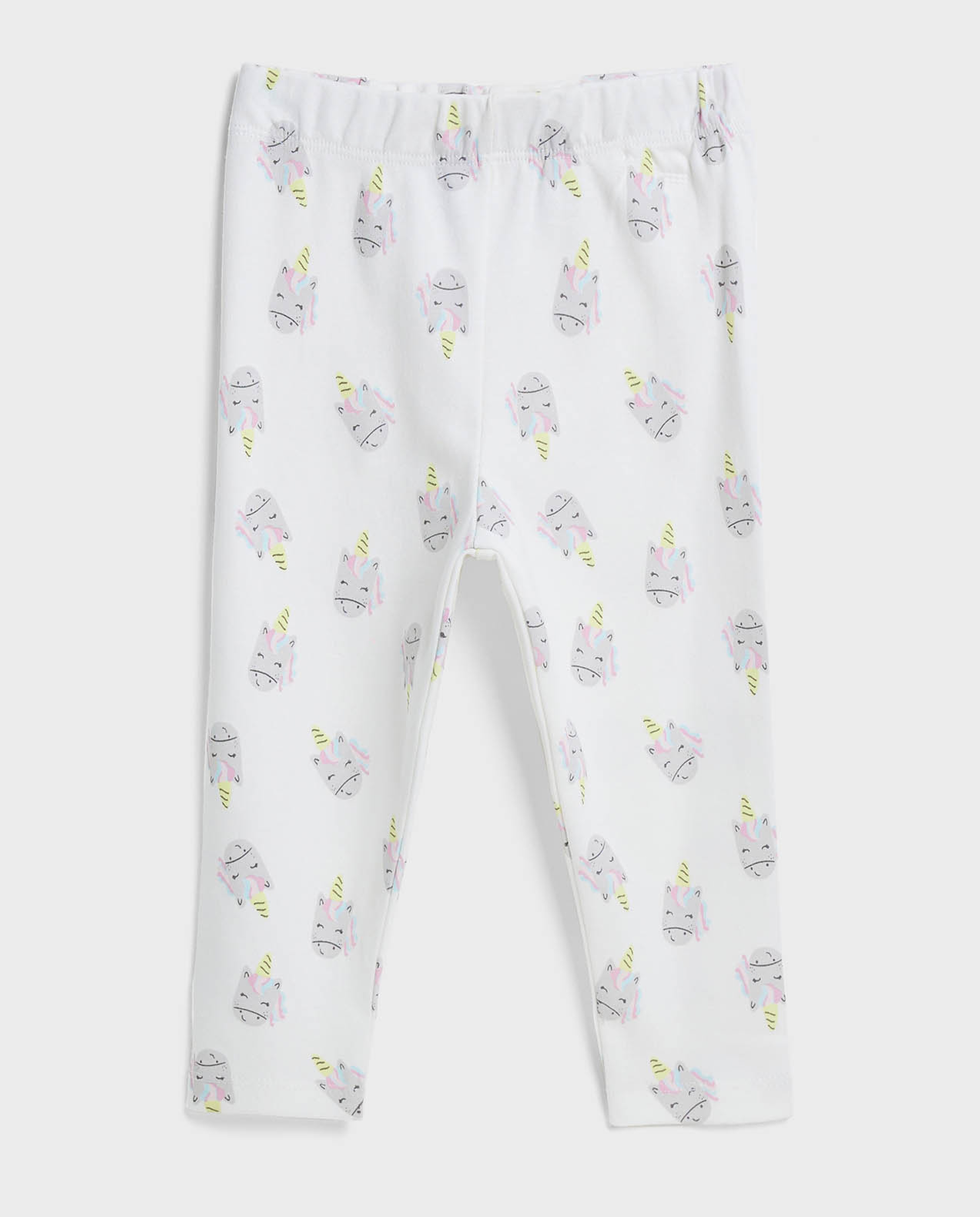 Appliqued Top and Printed Pant Set with Headband