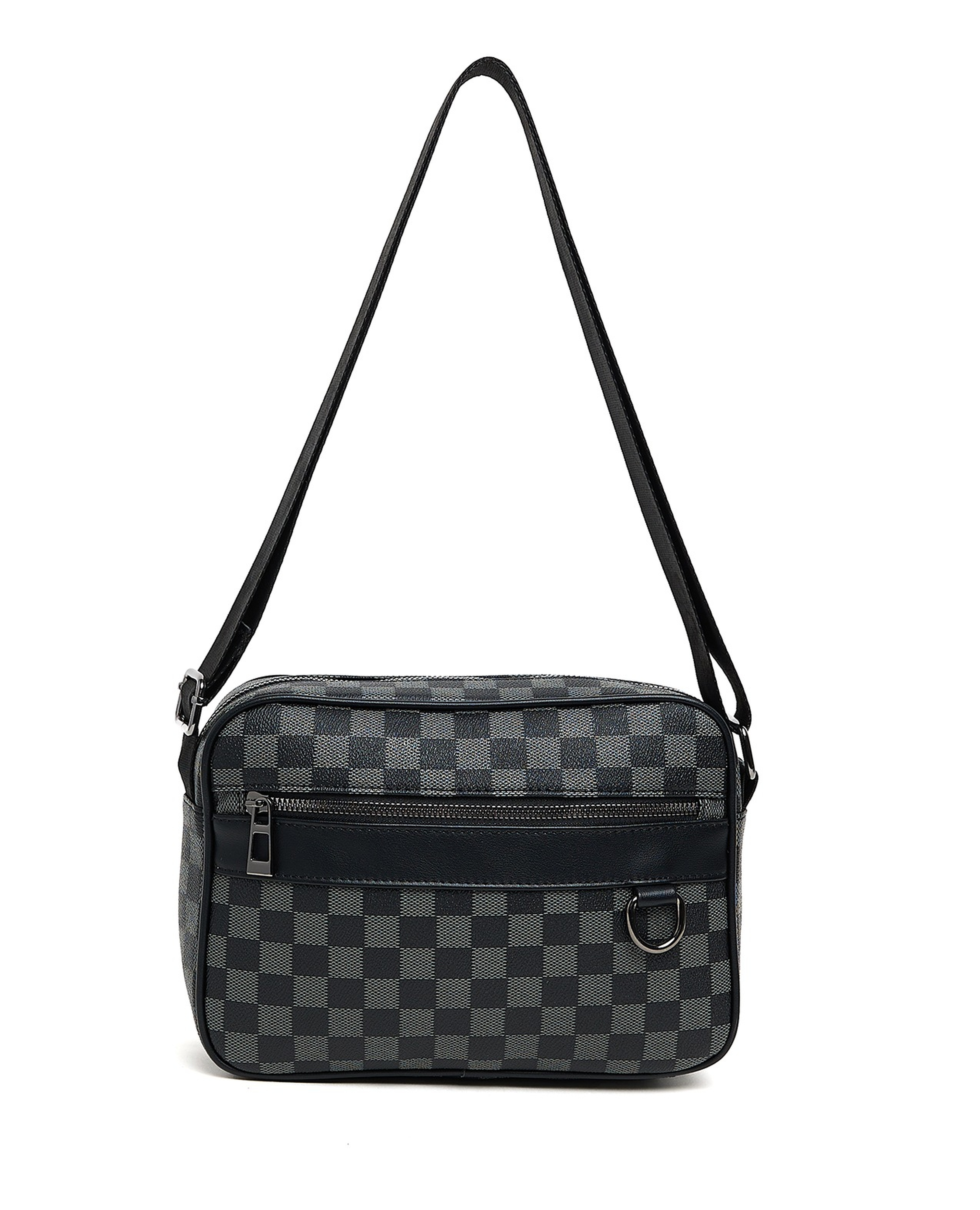 Checkered Crossbody Bag