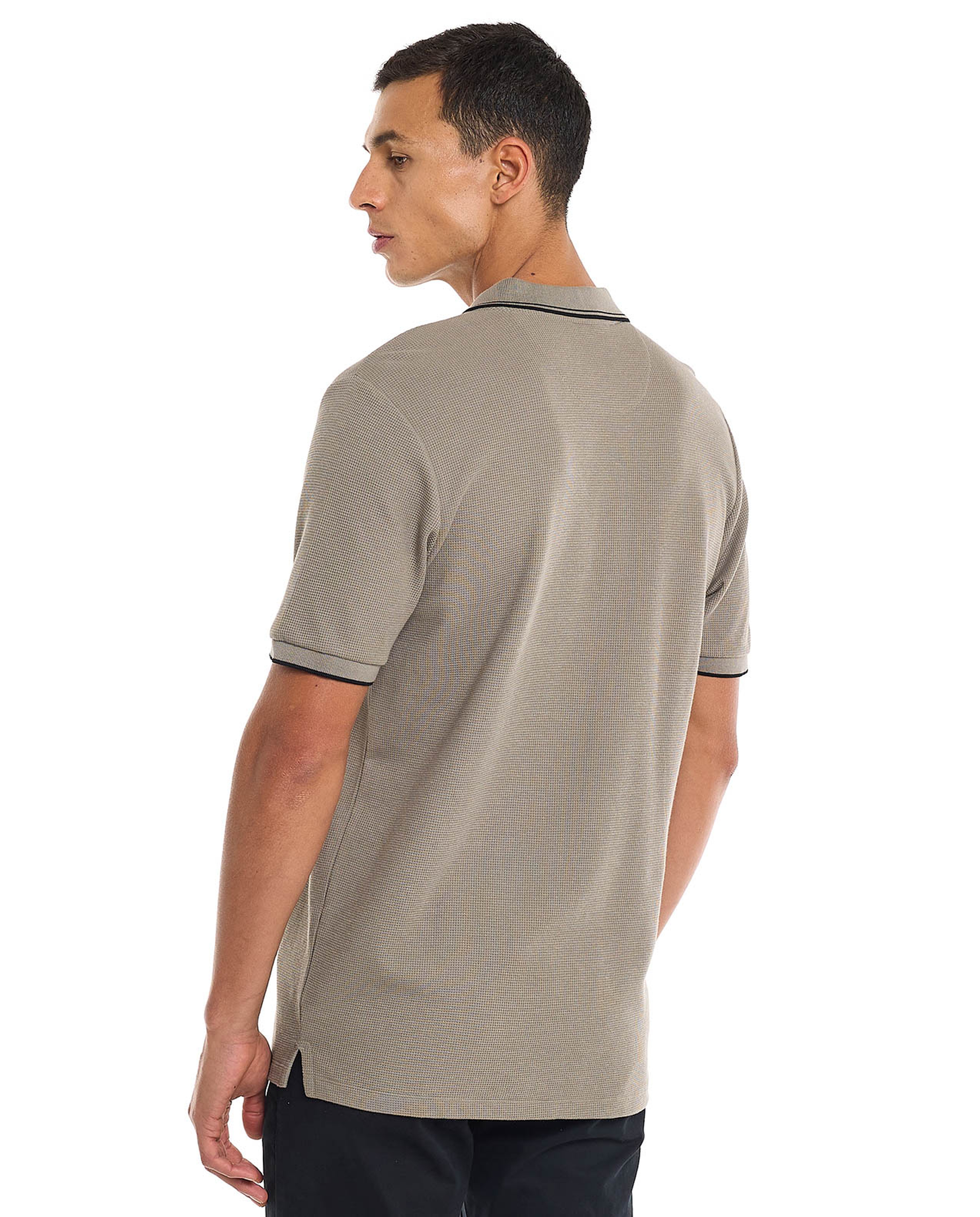 Logo Detail Polo T-Shirt with Short Sleeves