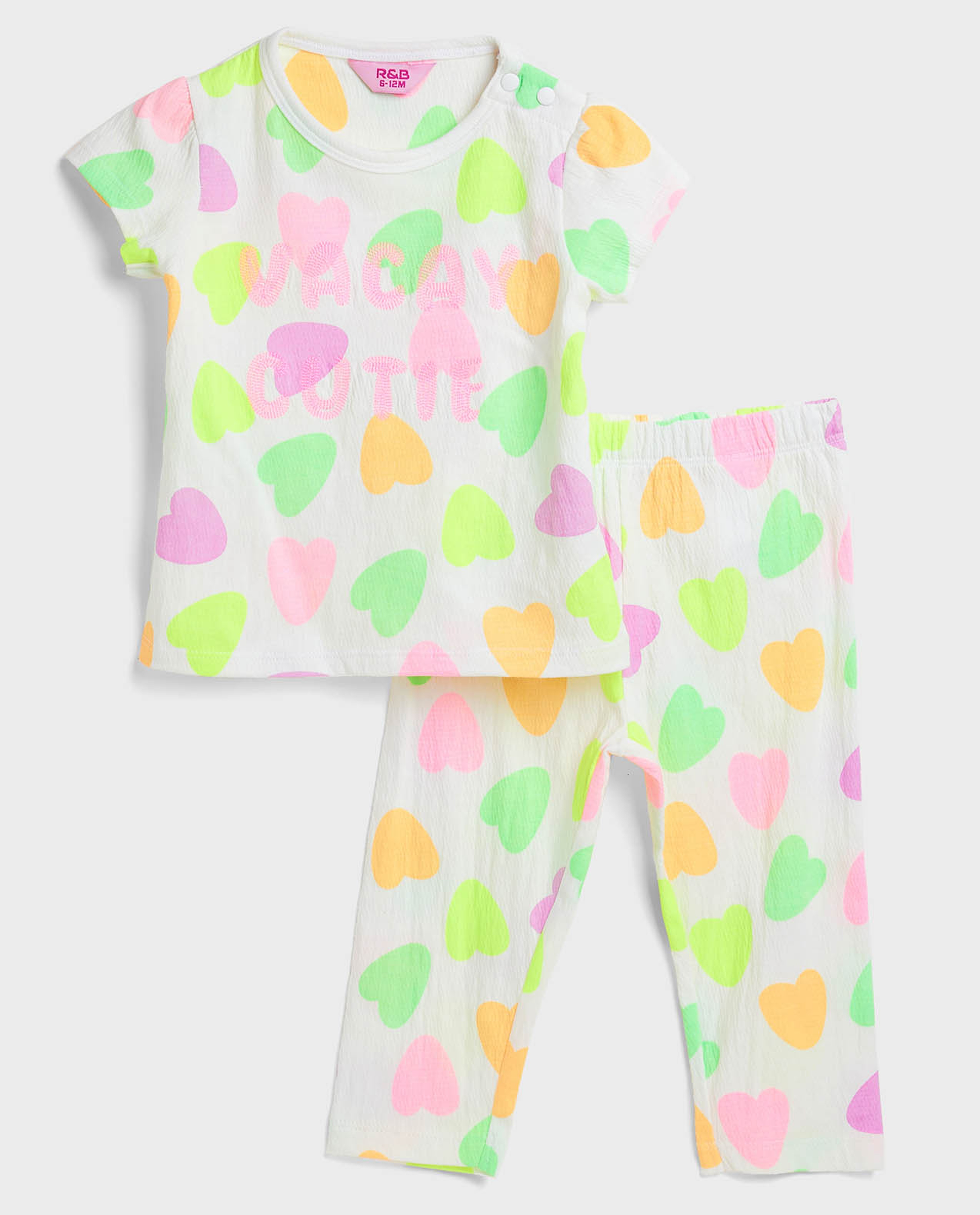 Printed Top and Pant Set