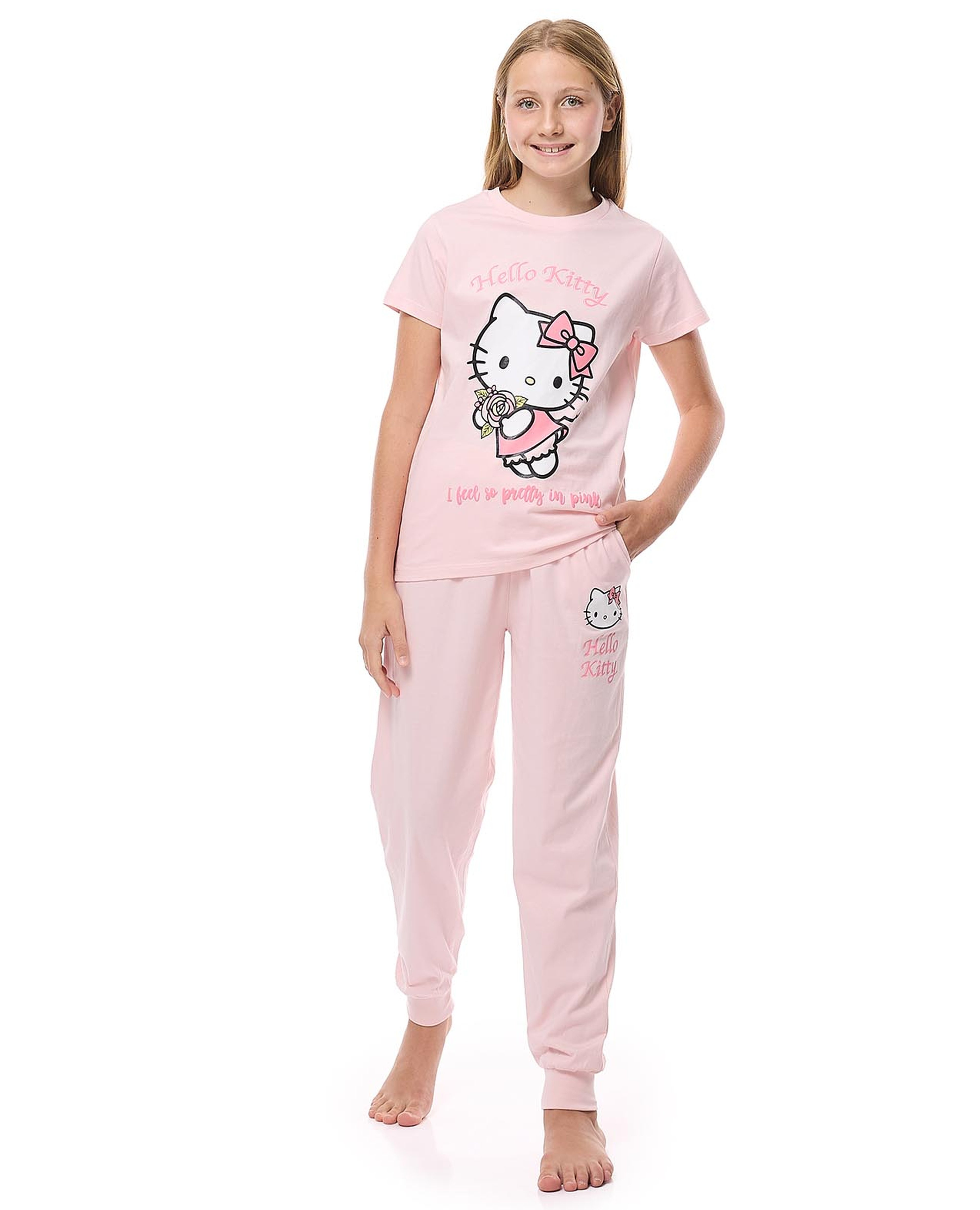 Hello Kitty Printed Pyjama Set