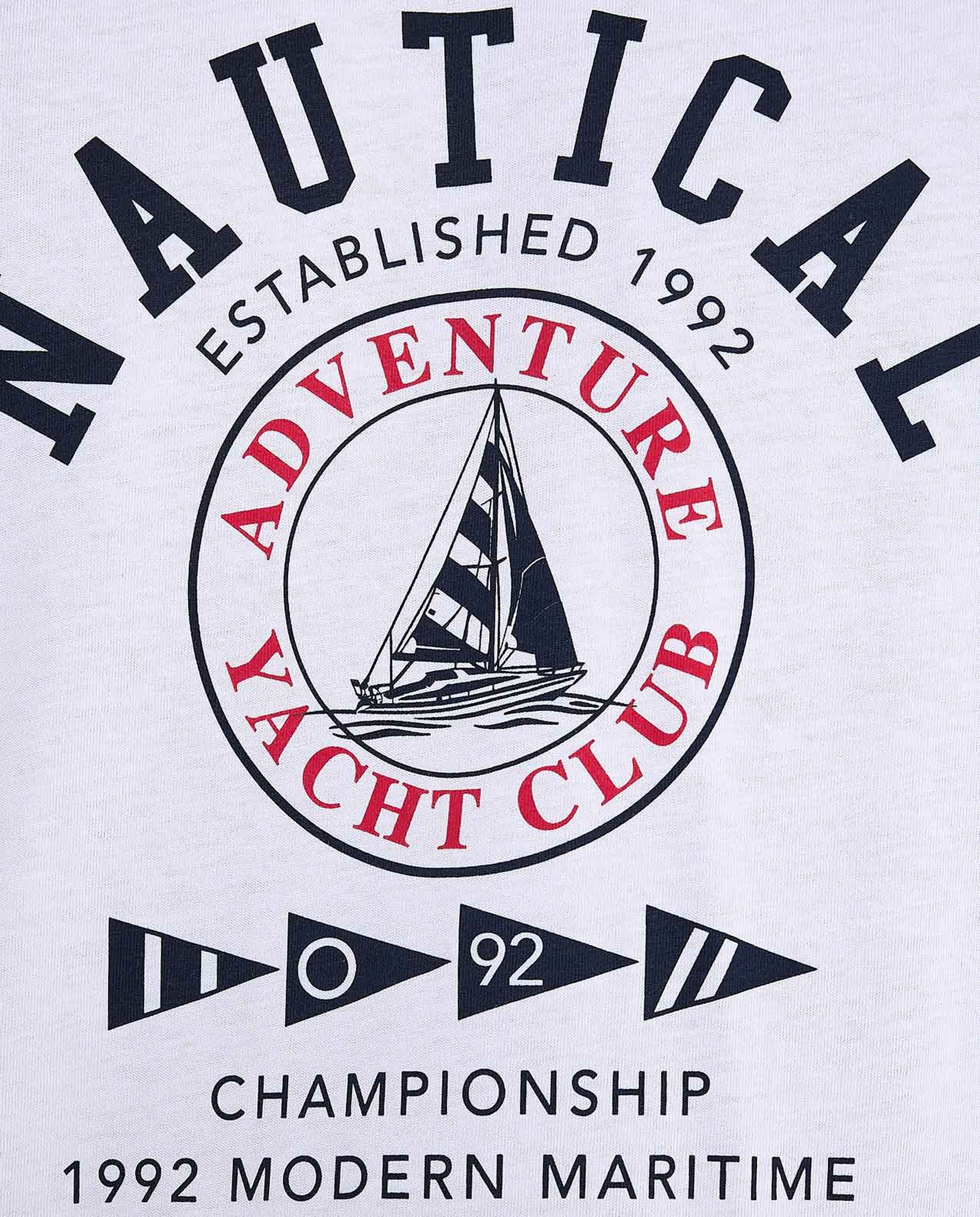 Printed T-Shirt with Crew Neck and Short Sleeves