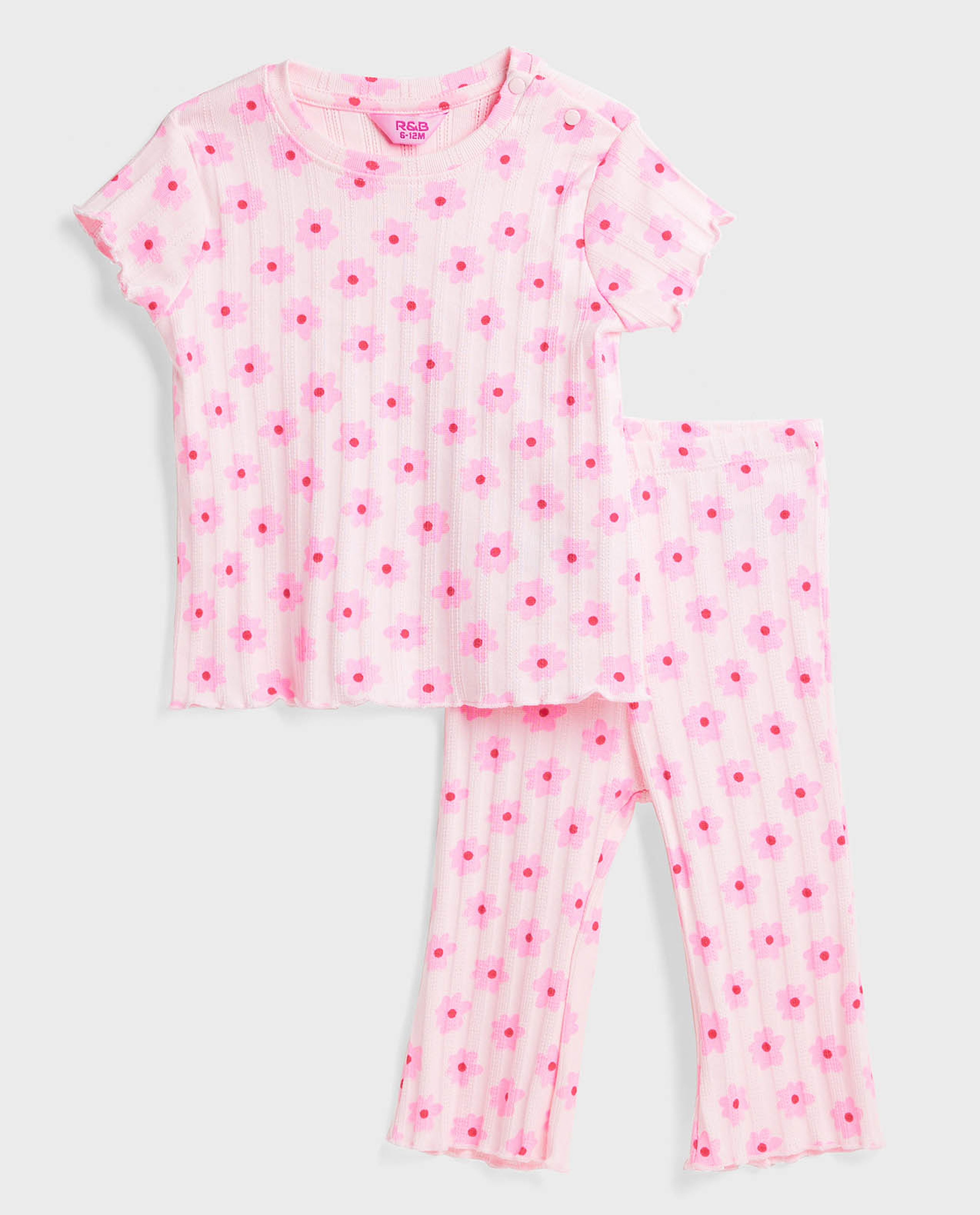 Floral Printed Top and Pant Set