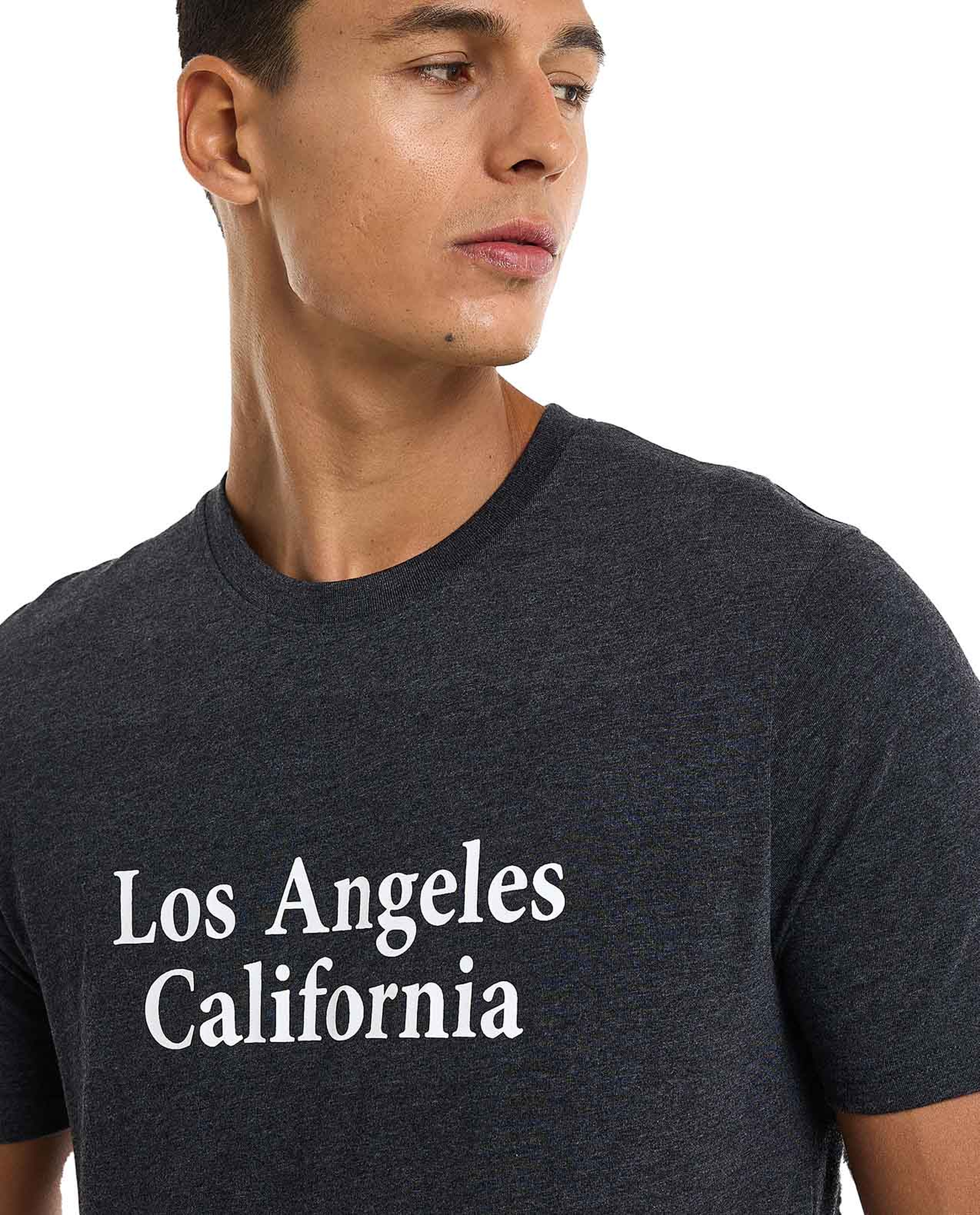 Printed T-Shirt with Crew Neck and Short Sleeves