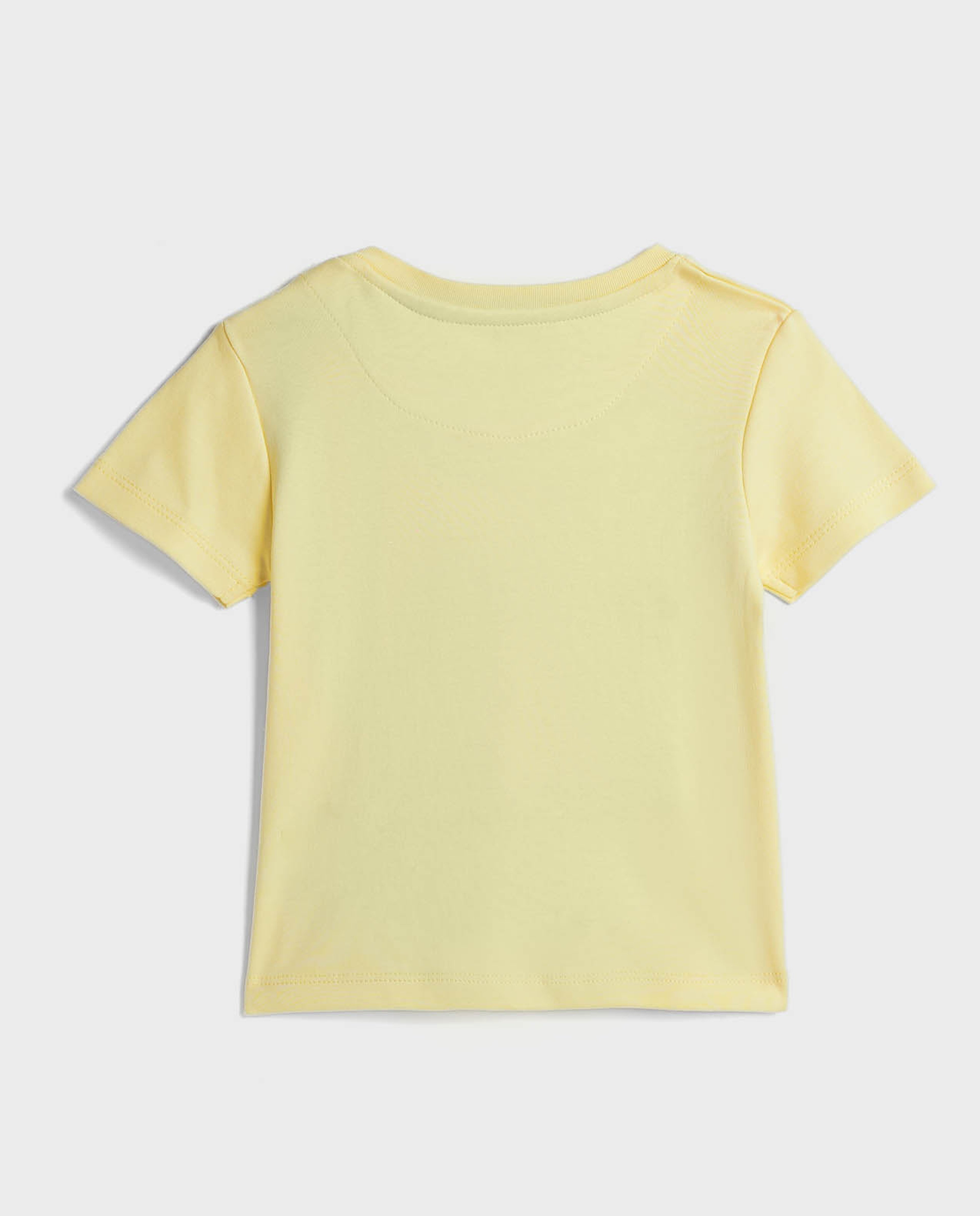 Embroidered T-Shirt with Crew Neck and Short Sleeves