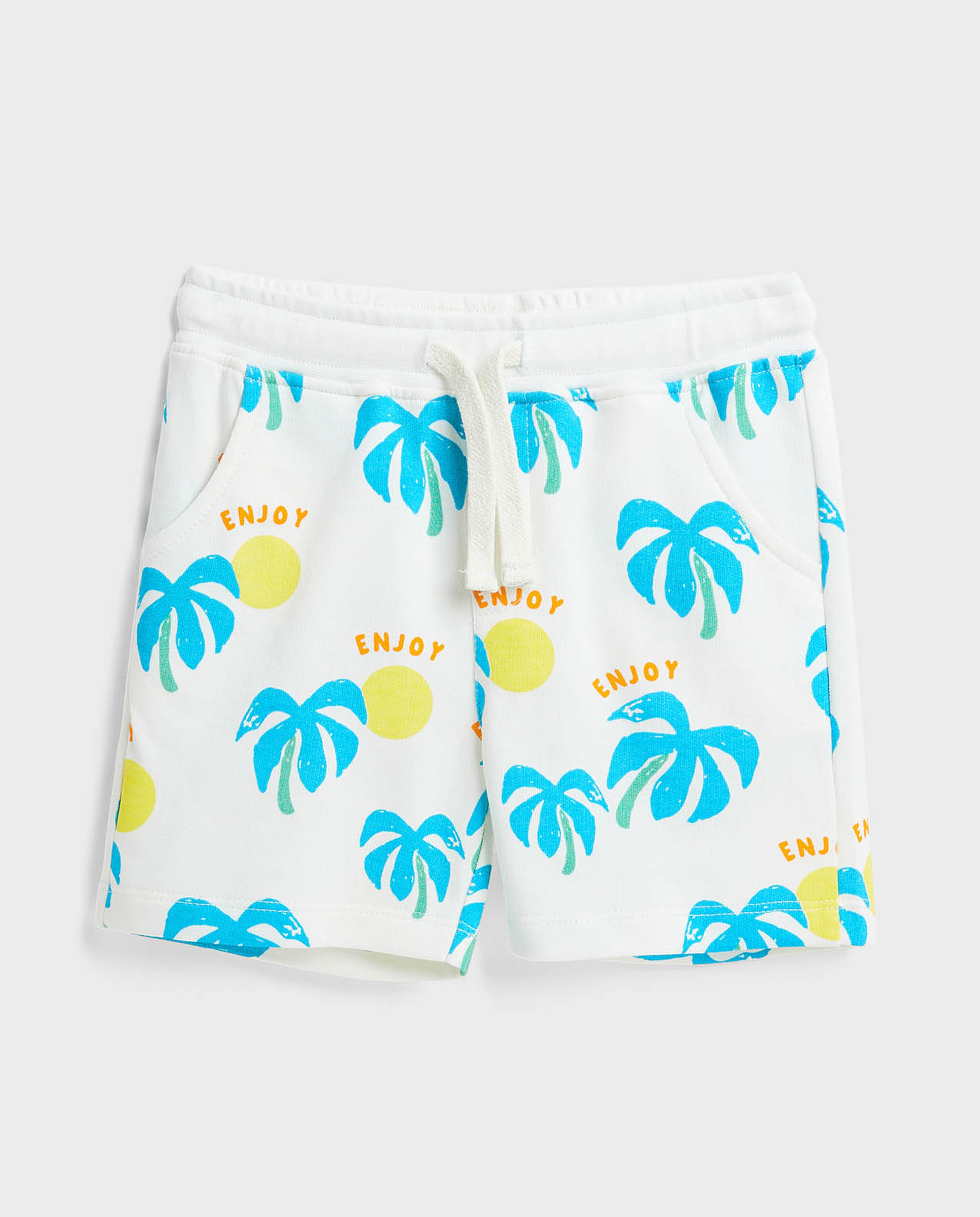 Printed T-Shirt and Shorts Set