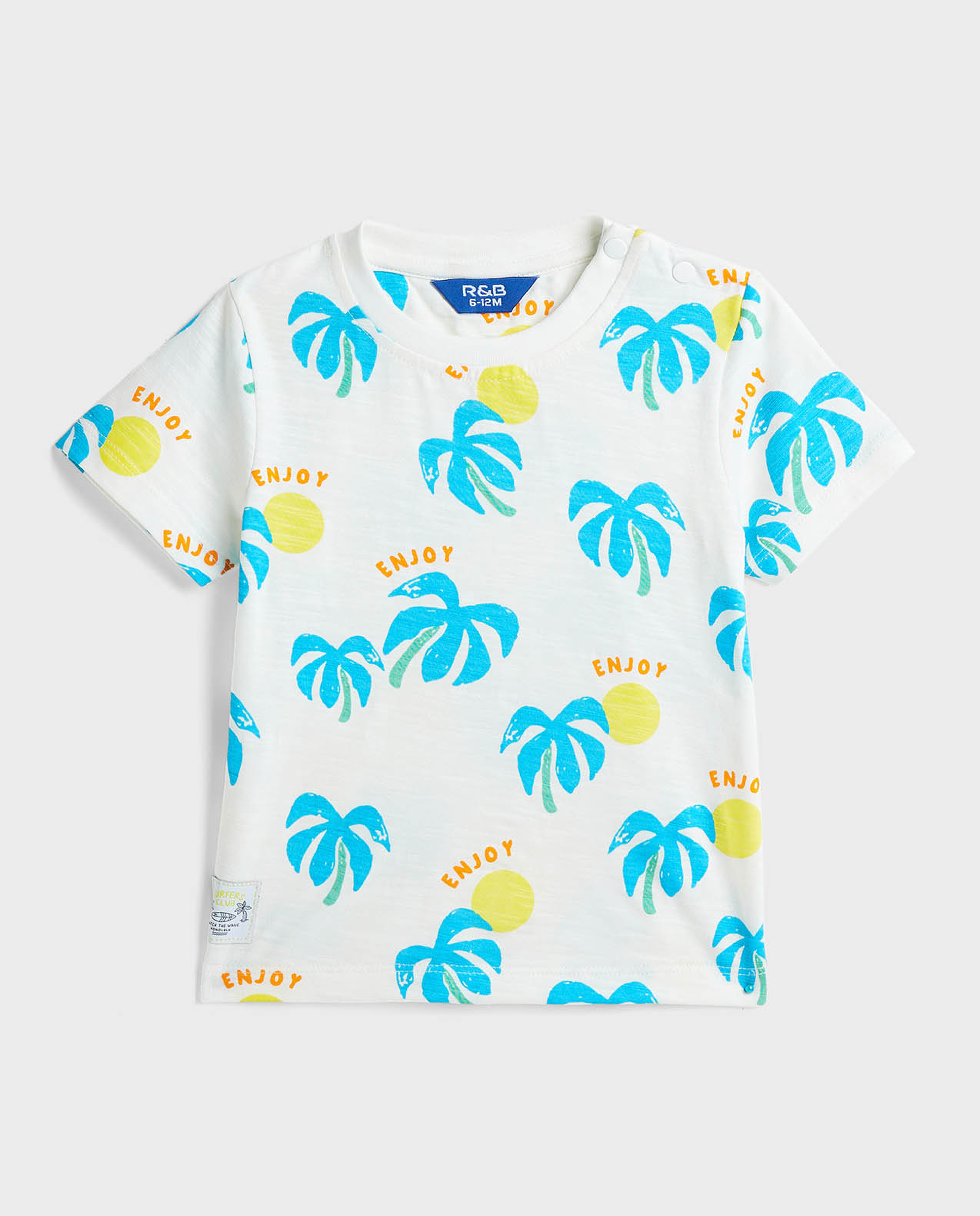 Printed T-Shirt and Shorts Set