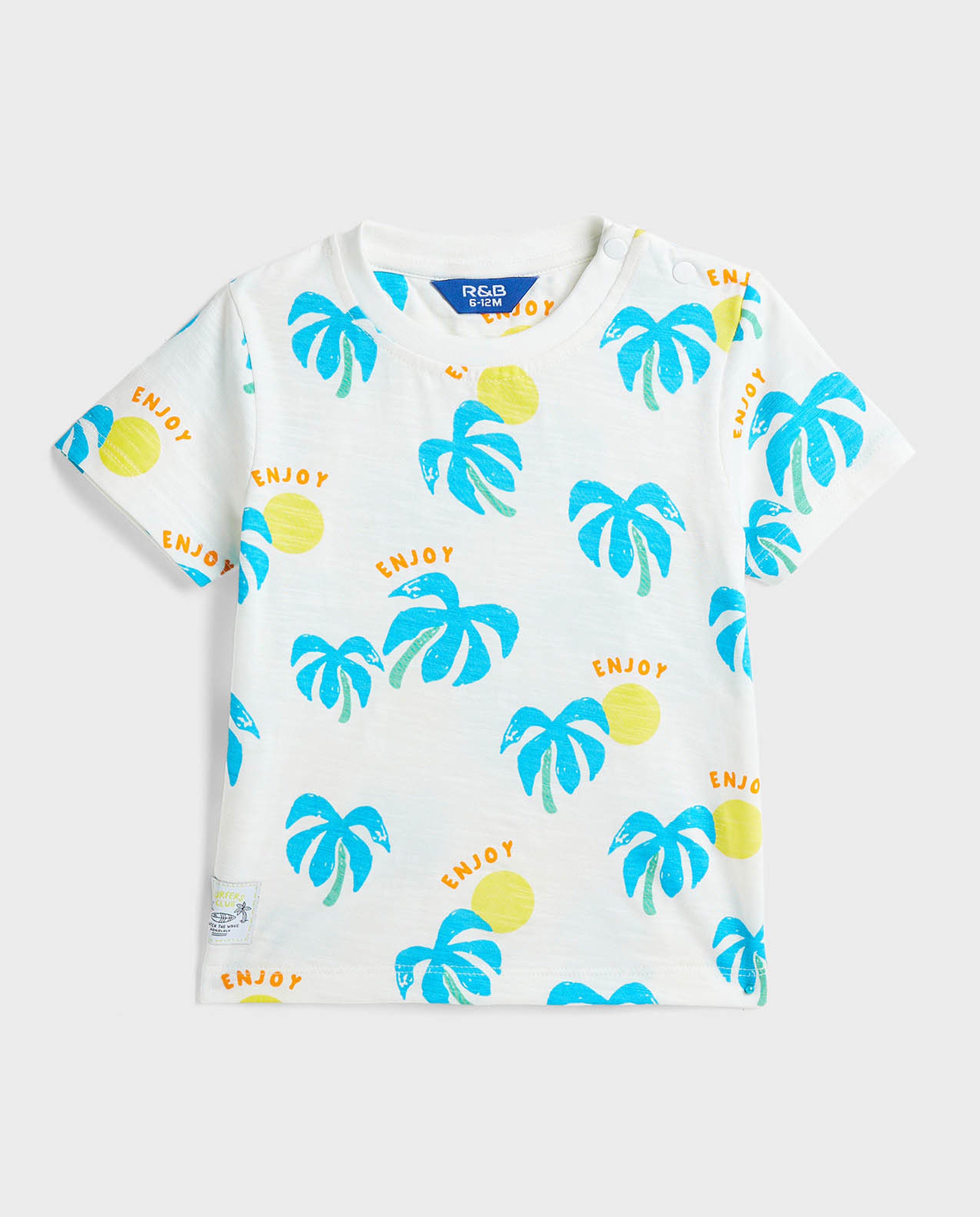 Printed T-Shirt and Shorts Set