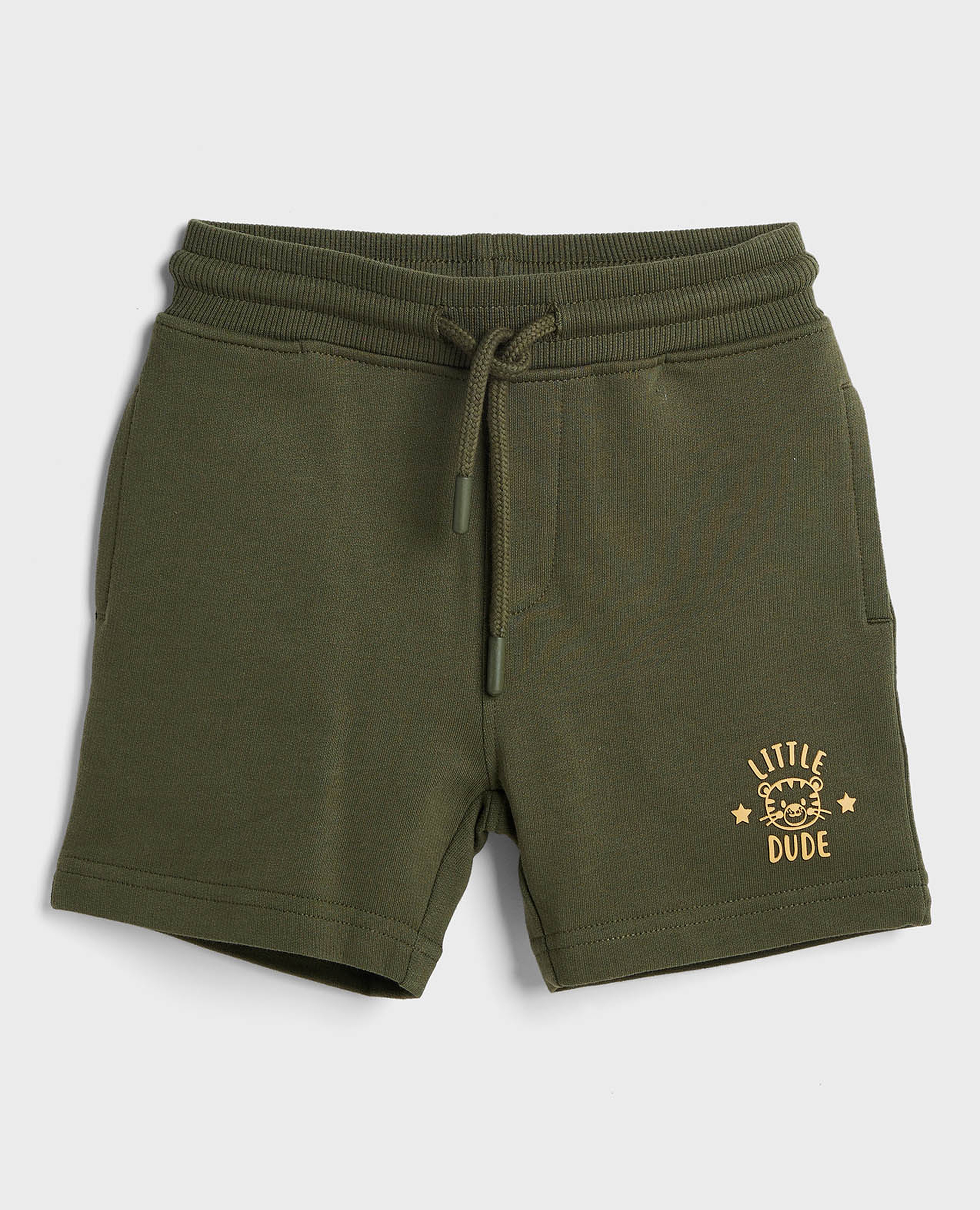 Printed Shorts with Drawstring Waist