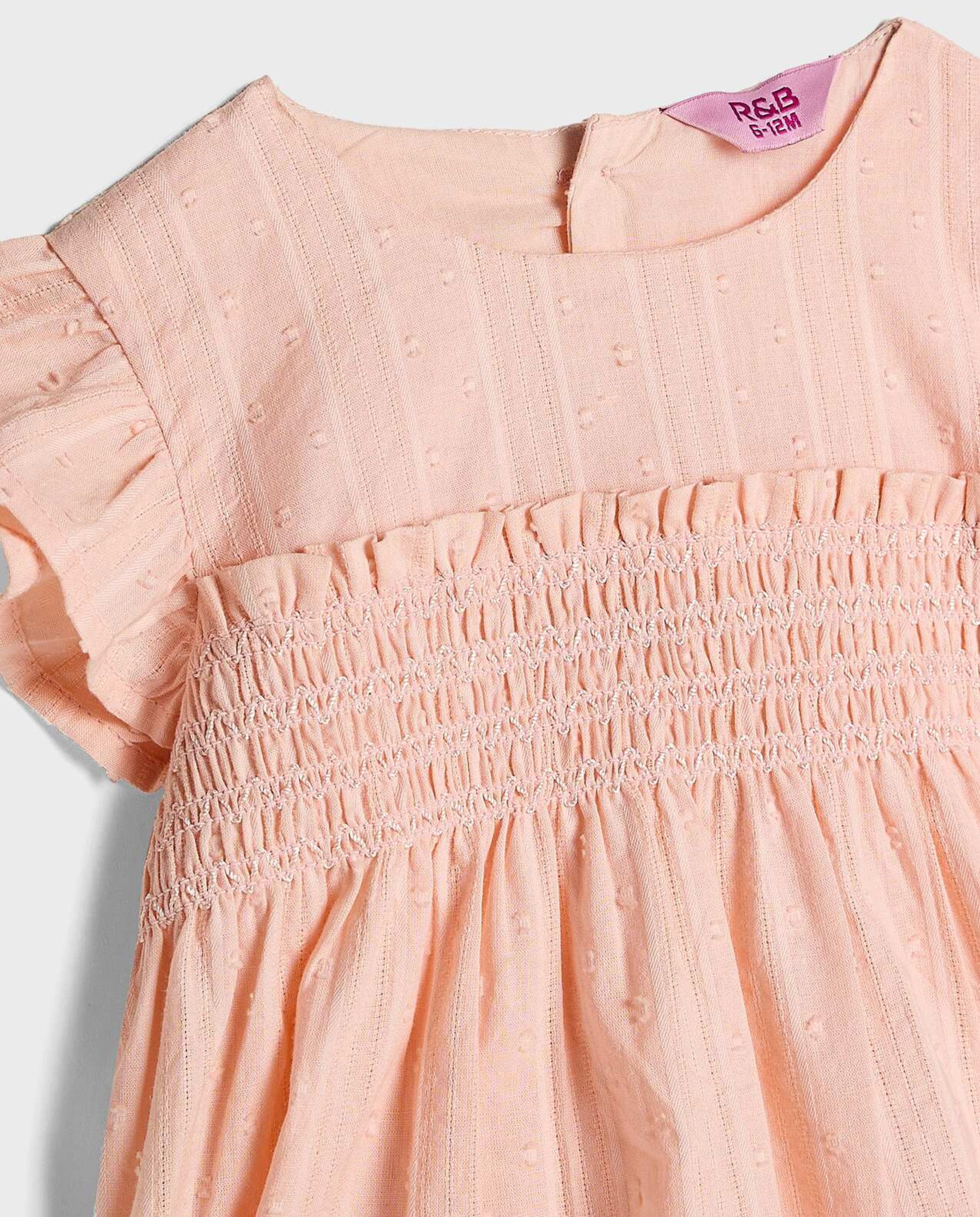 Smocked Top and Shorts Set