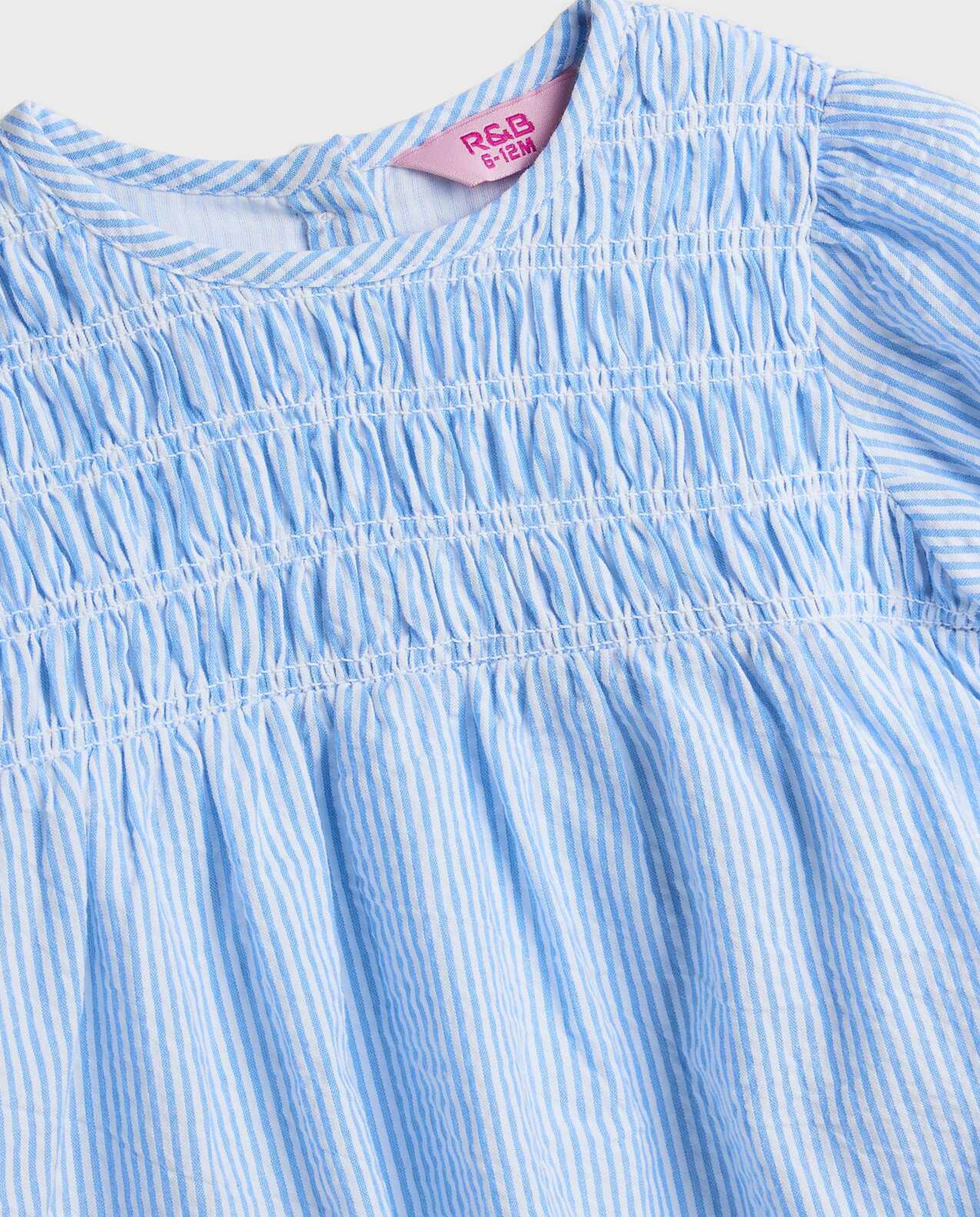 Smocked Top and Shorts Set