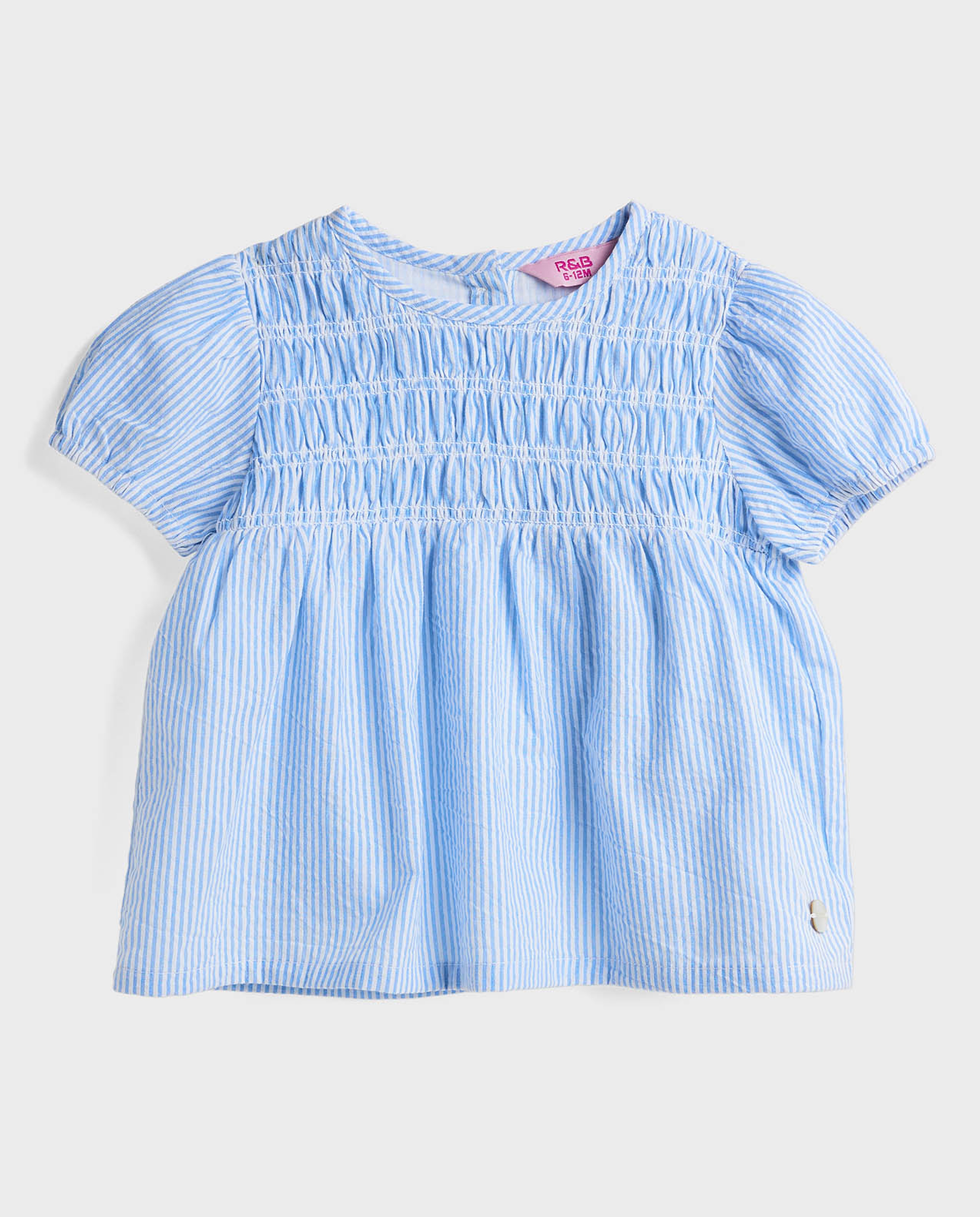 Smocked Top and Shorts Set