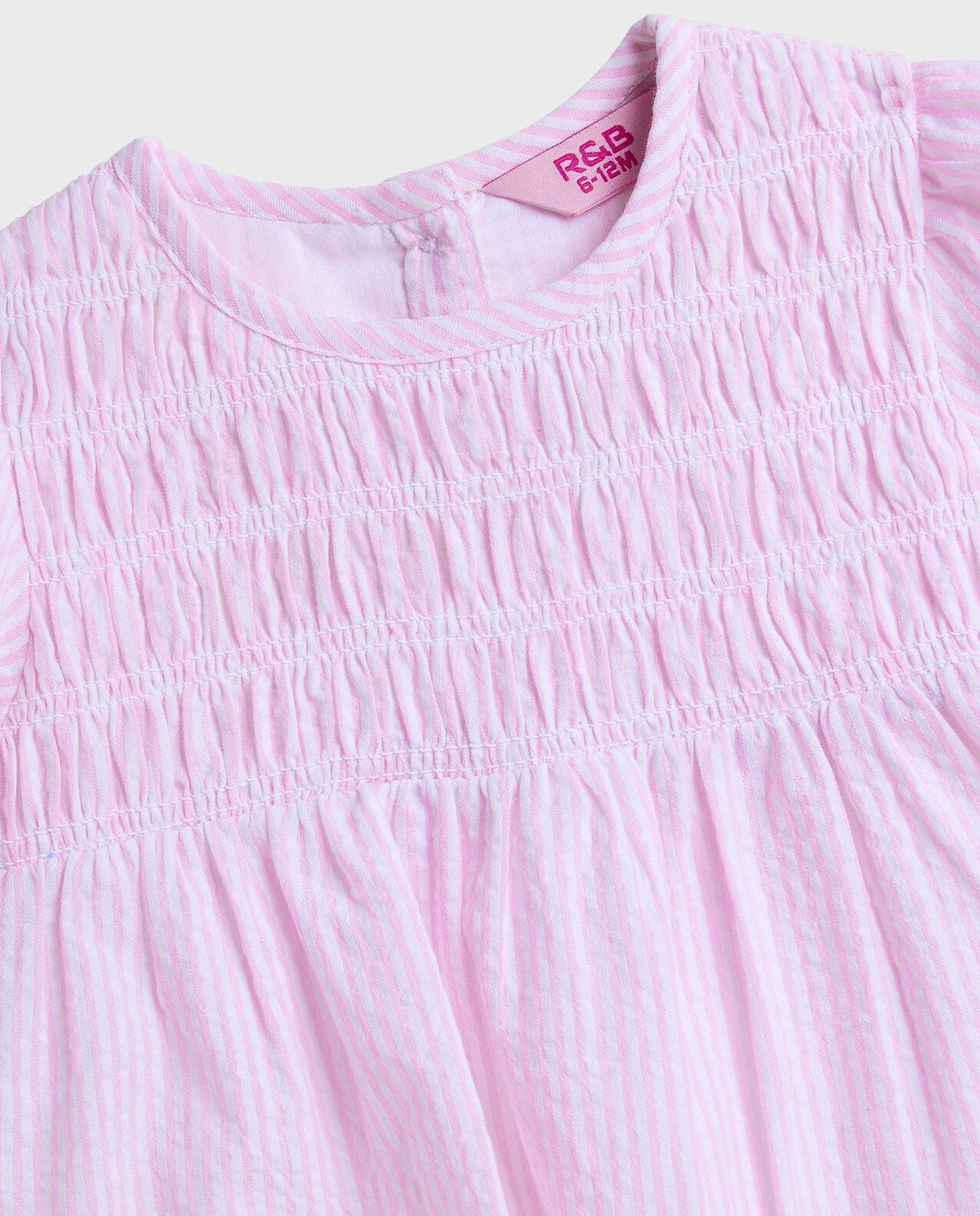 Smocked Top and Shorts Set