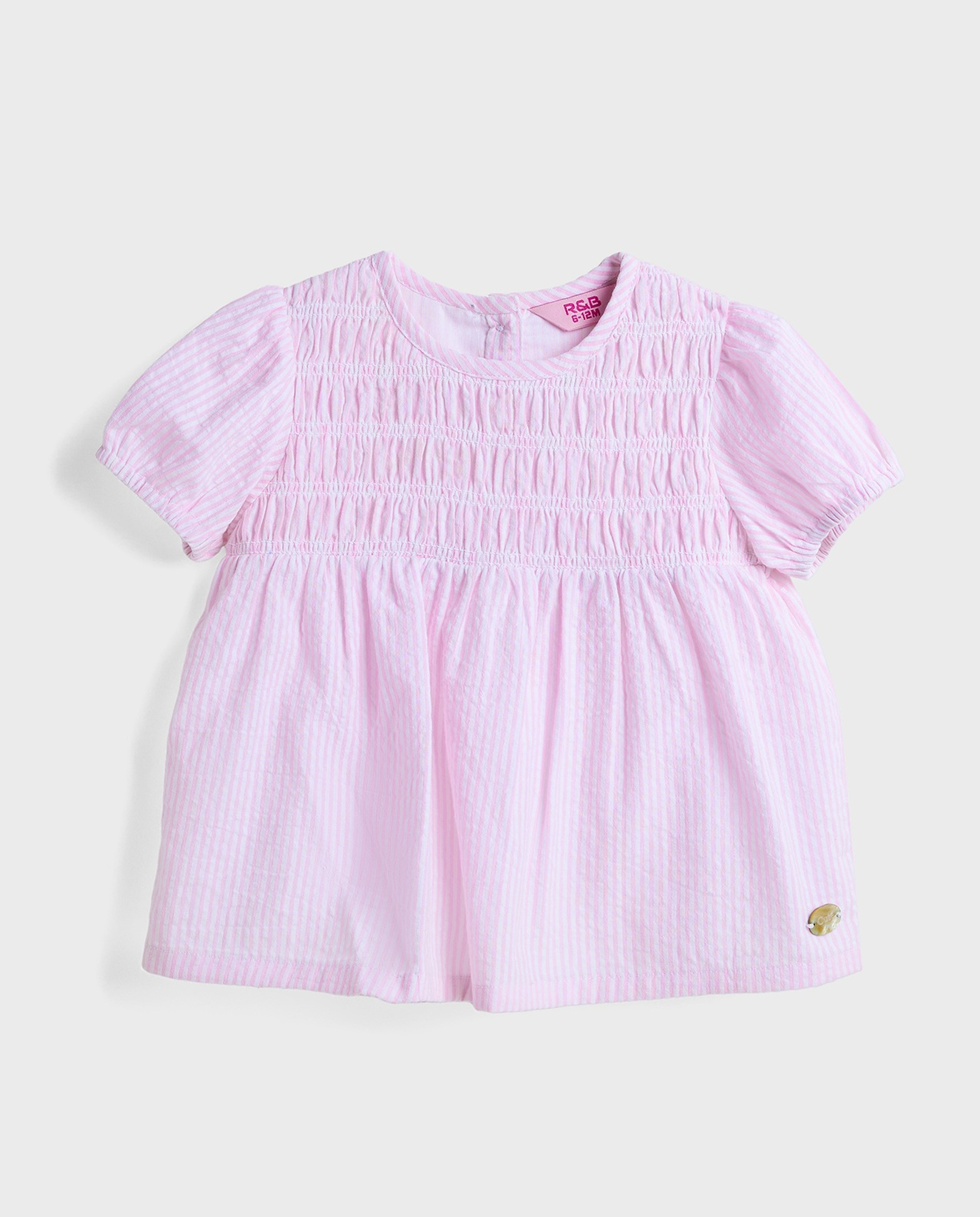 Smocked Top and Shorts Set