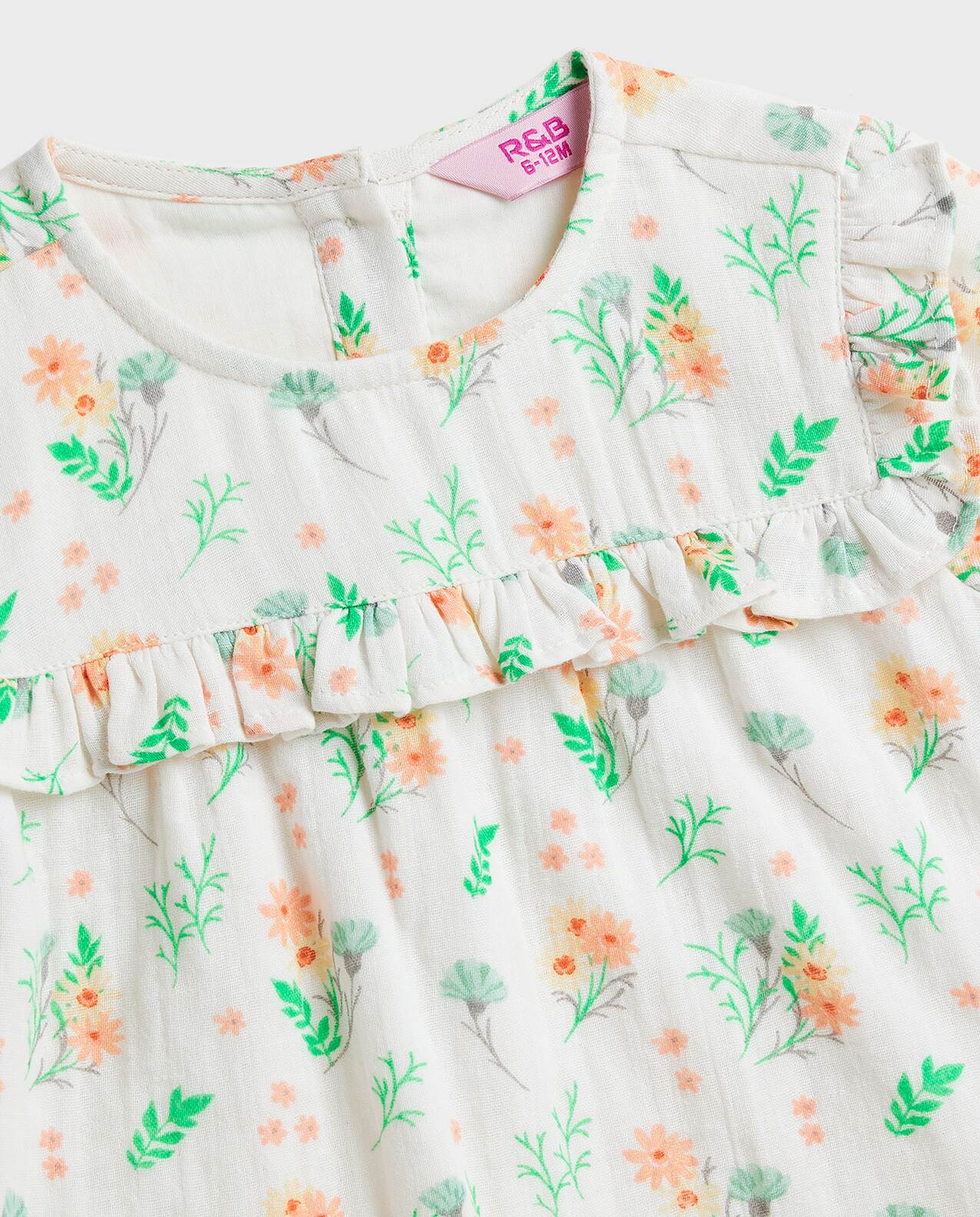 Printed Top and Shorts Set