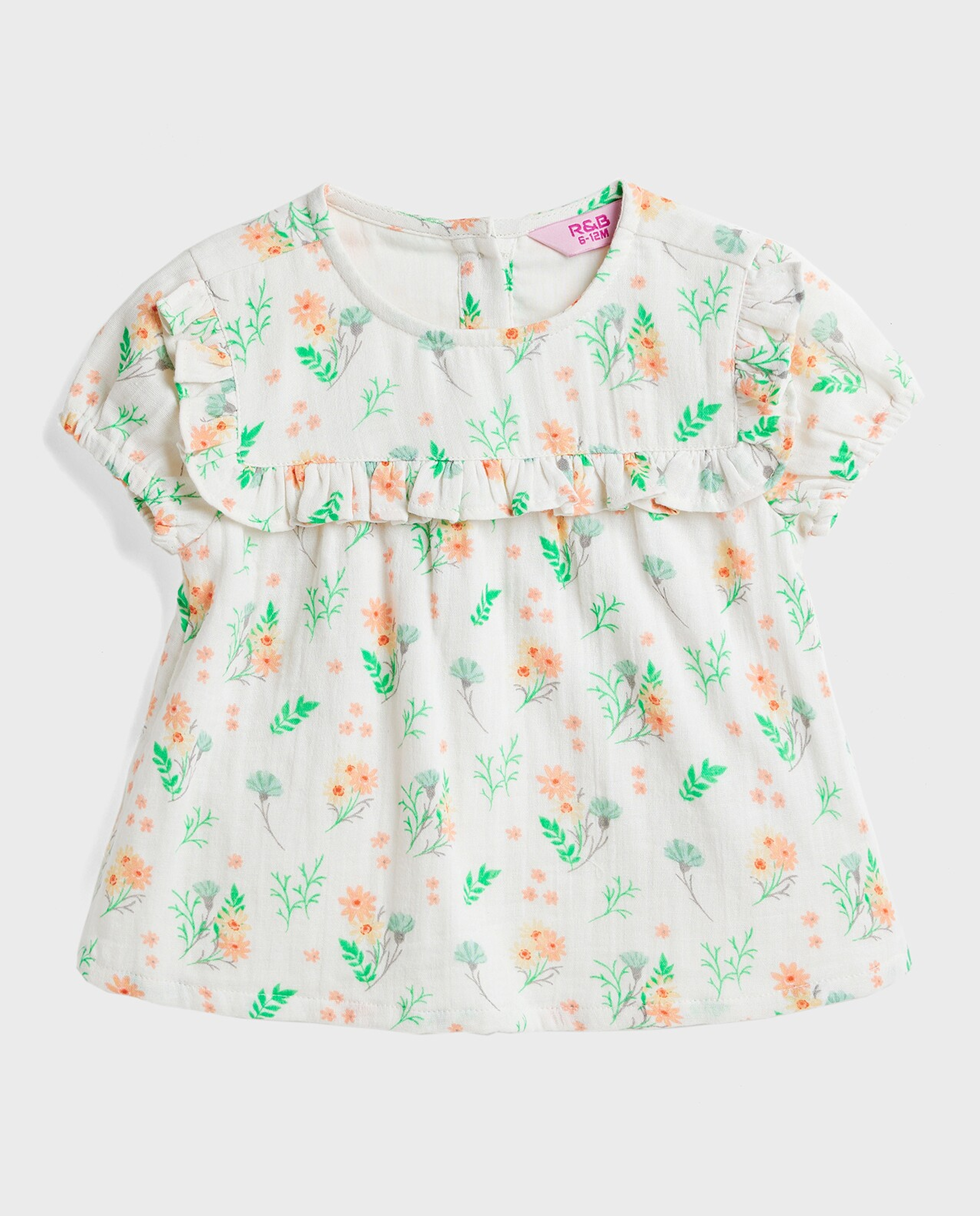 Printed Top and Shorts Set