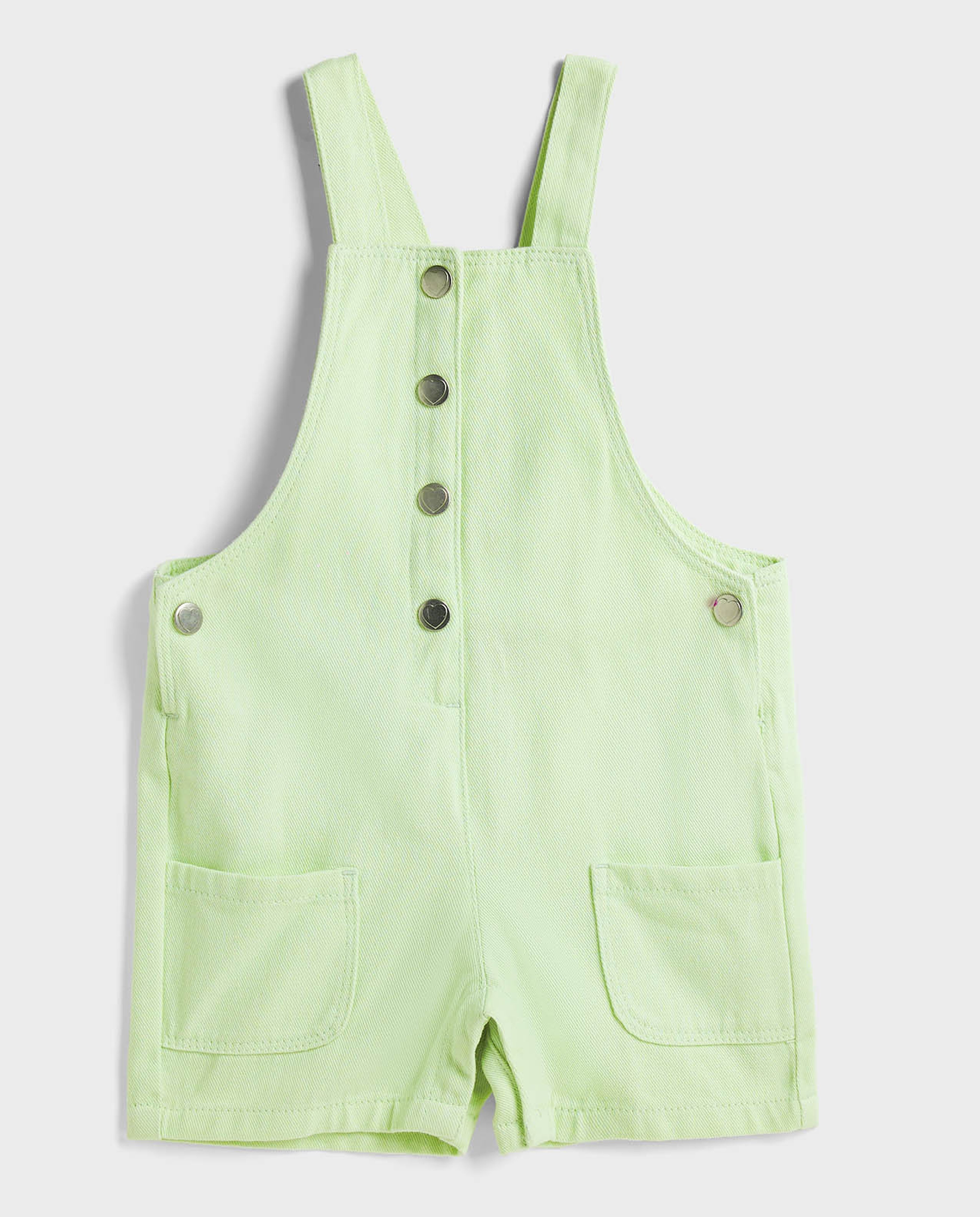 Embroidered Top and Dungaree Set