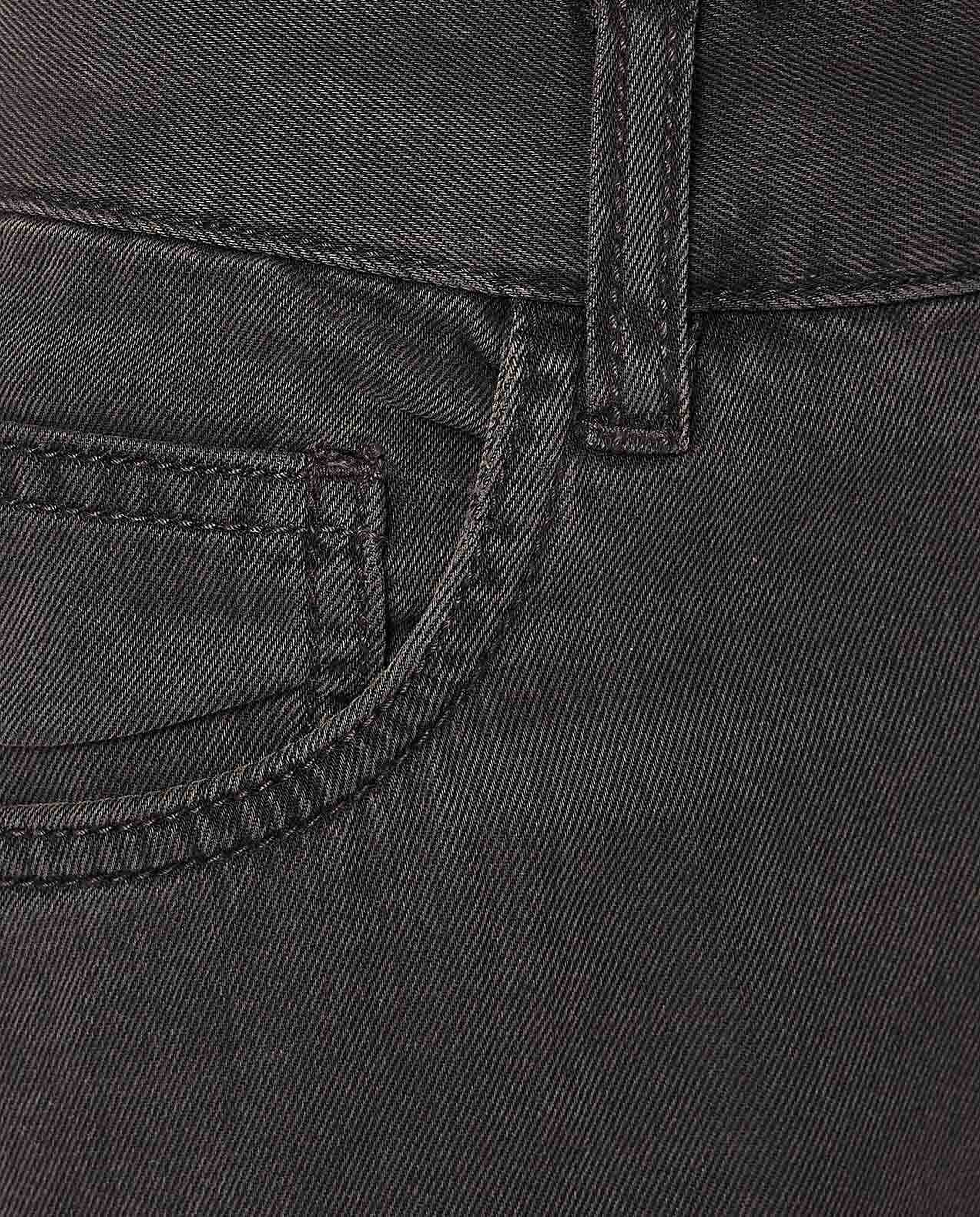 Washed Wide Leg Jeans with Button Closure