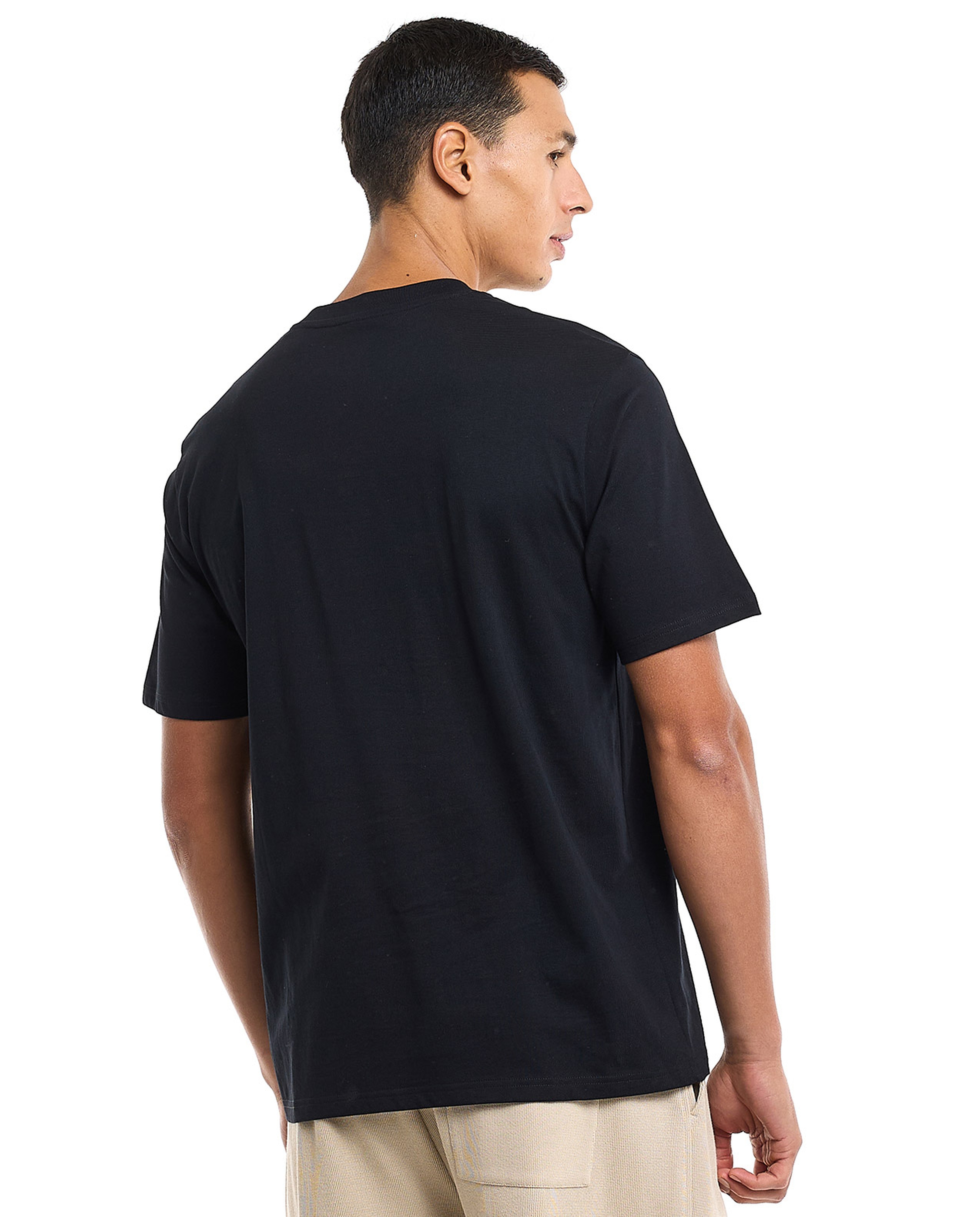 Printed T-Shirt with Crew Neck and Short Sleeves