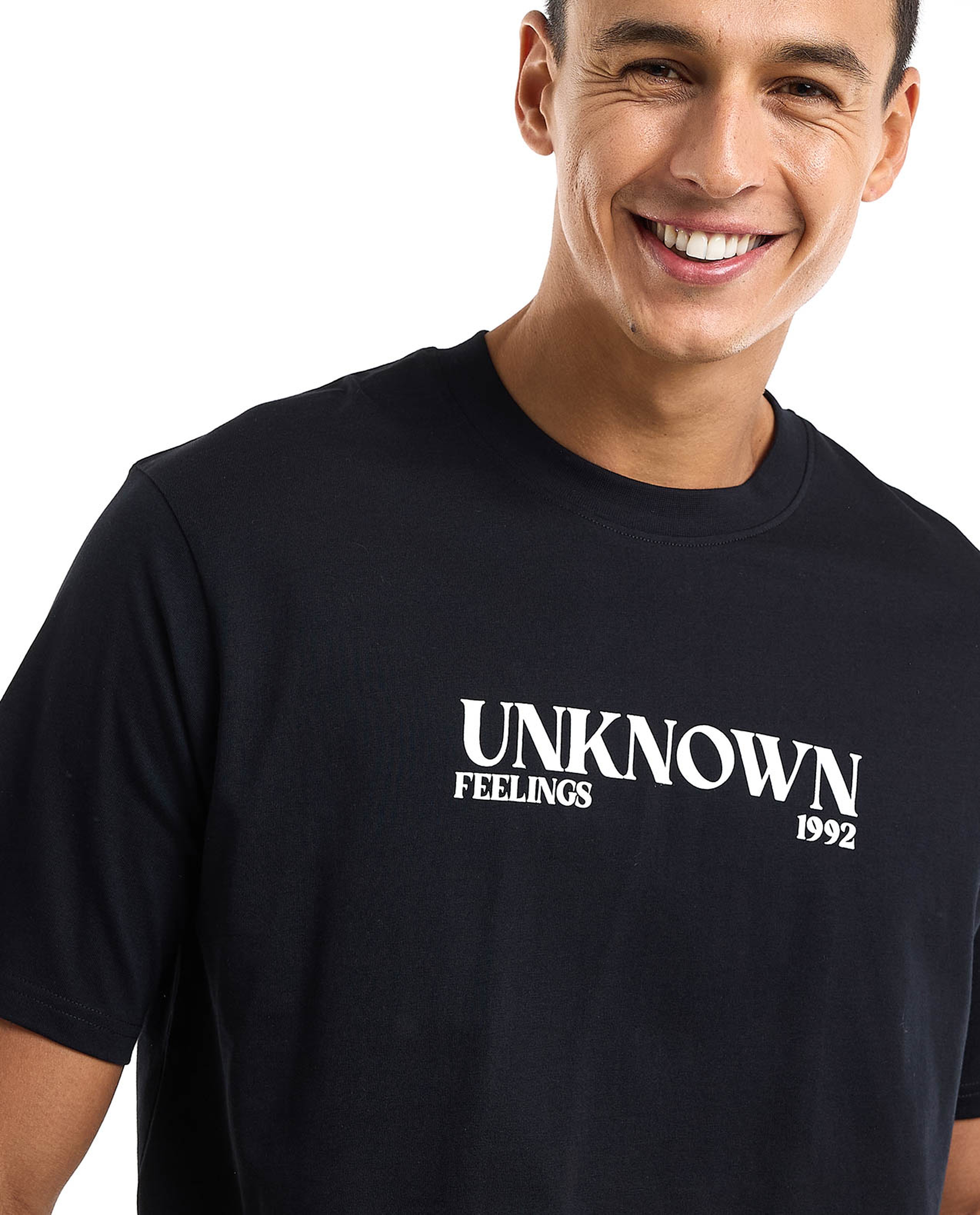 Printed T-Shirt with Crew Neck and Short Sleeves