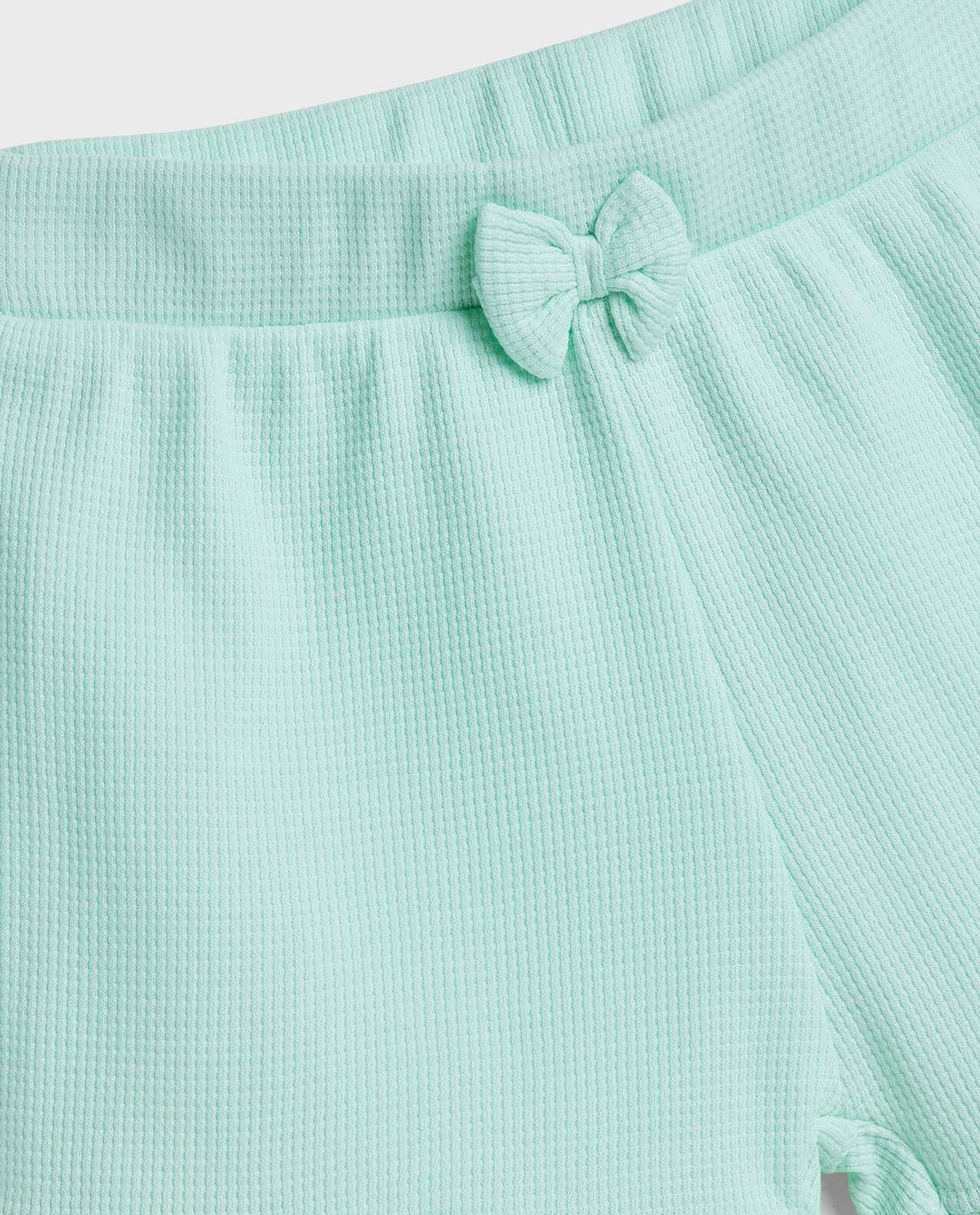 2 Pack Textured Shorts with Elastic Waist