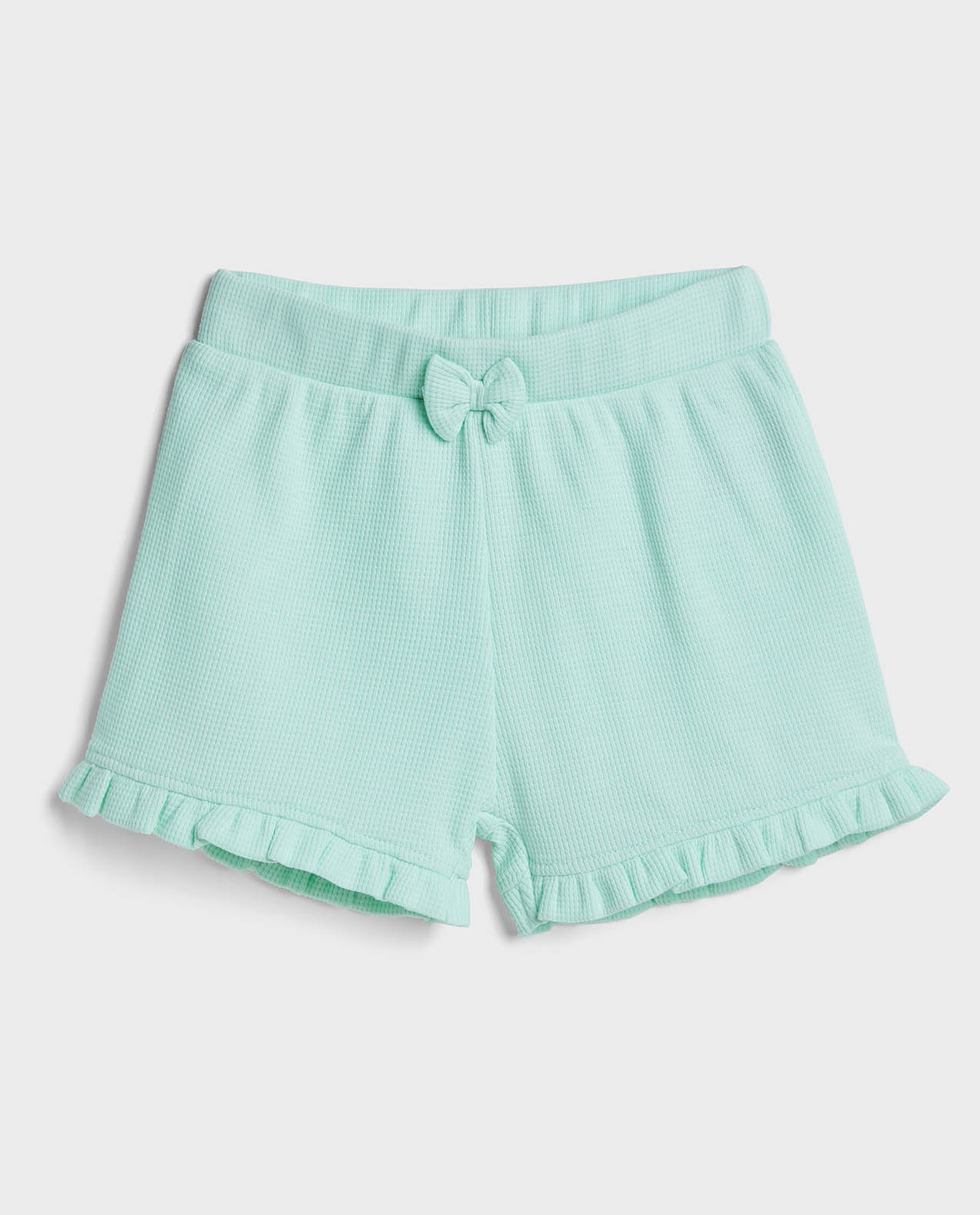 2 Pack Textured Shorts with Elastic Waist