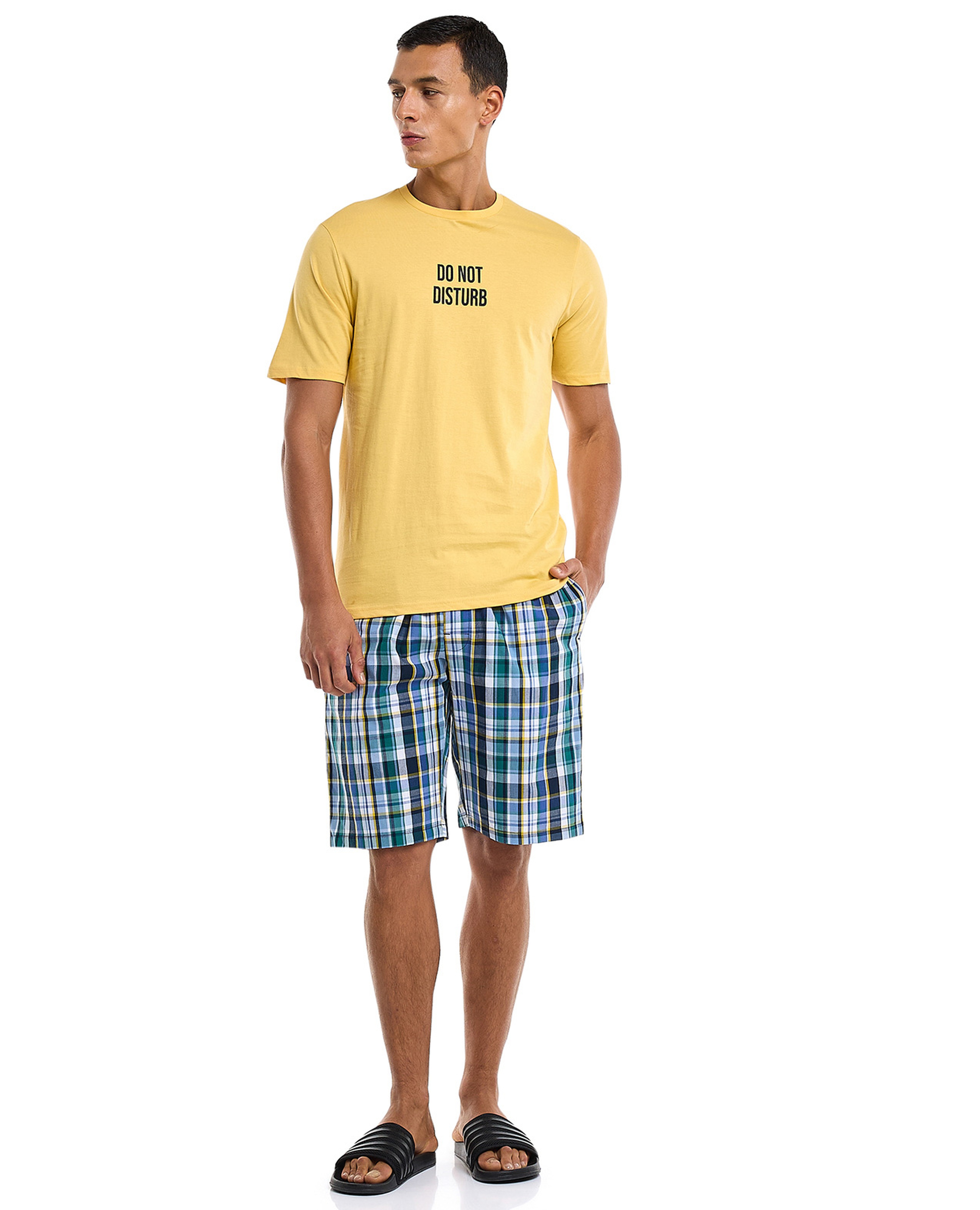 Printed Shorty Pyjama Set