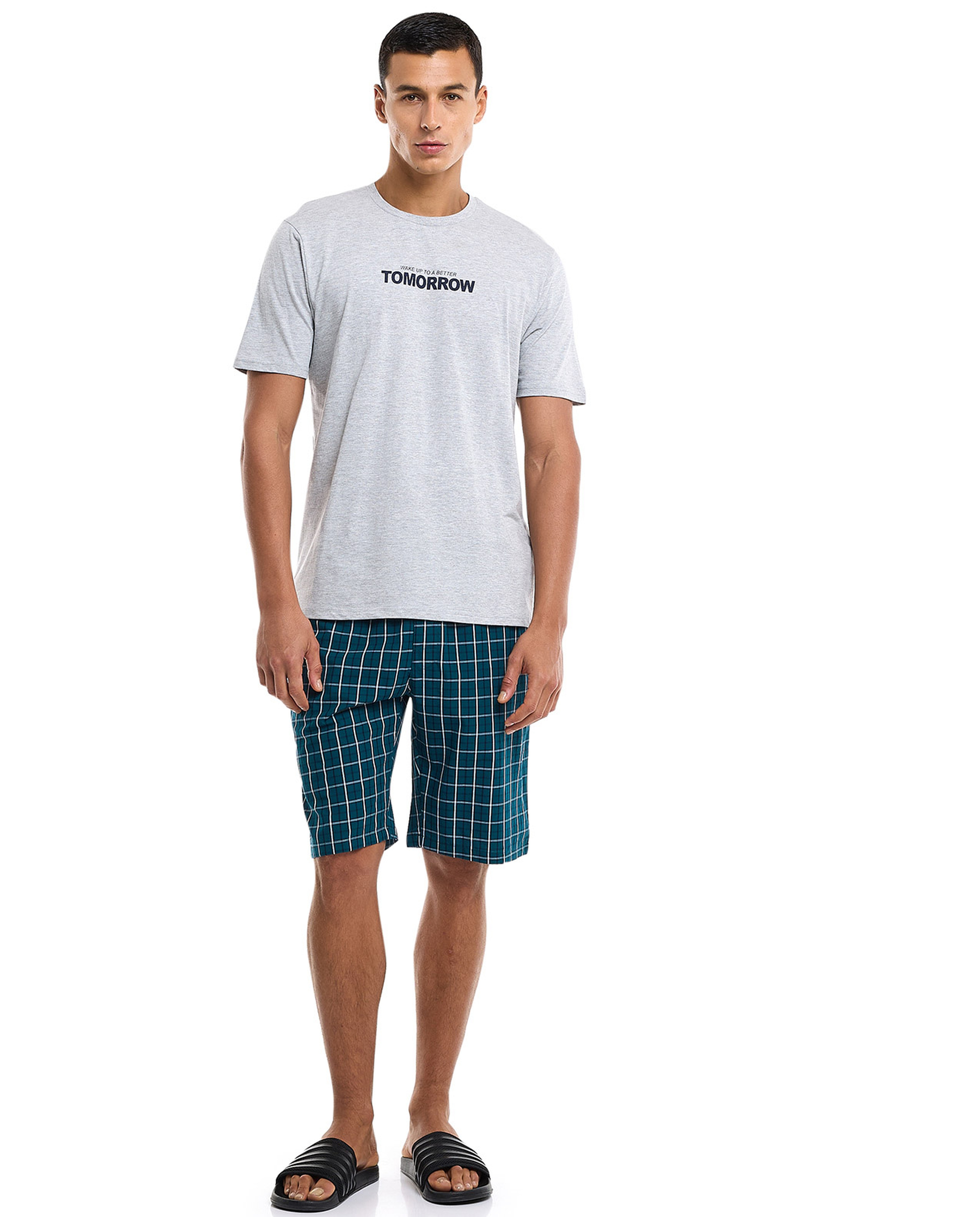 Printed Shorty Pyjama Set