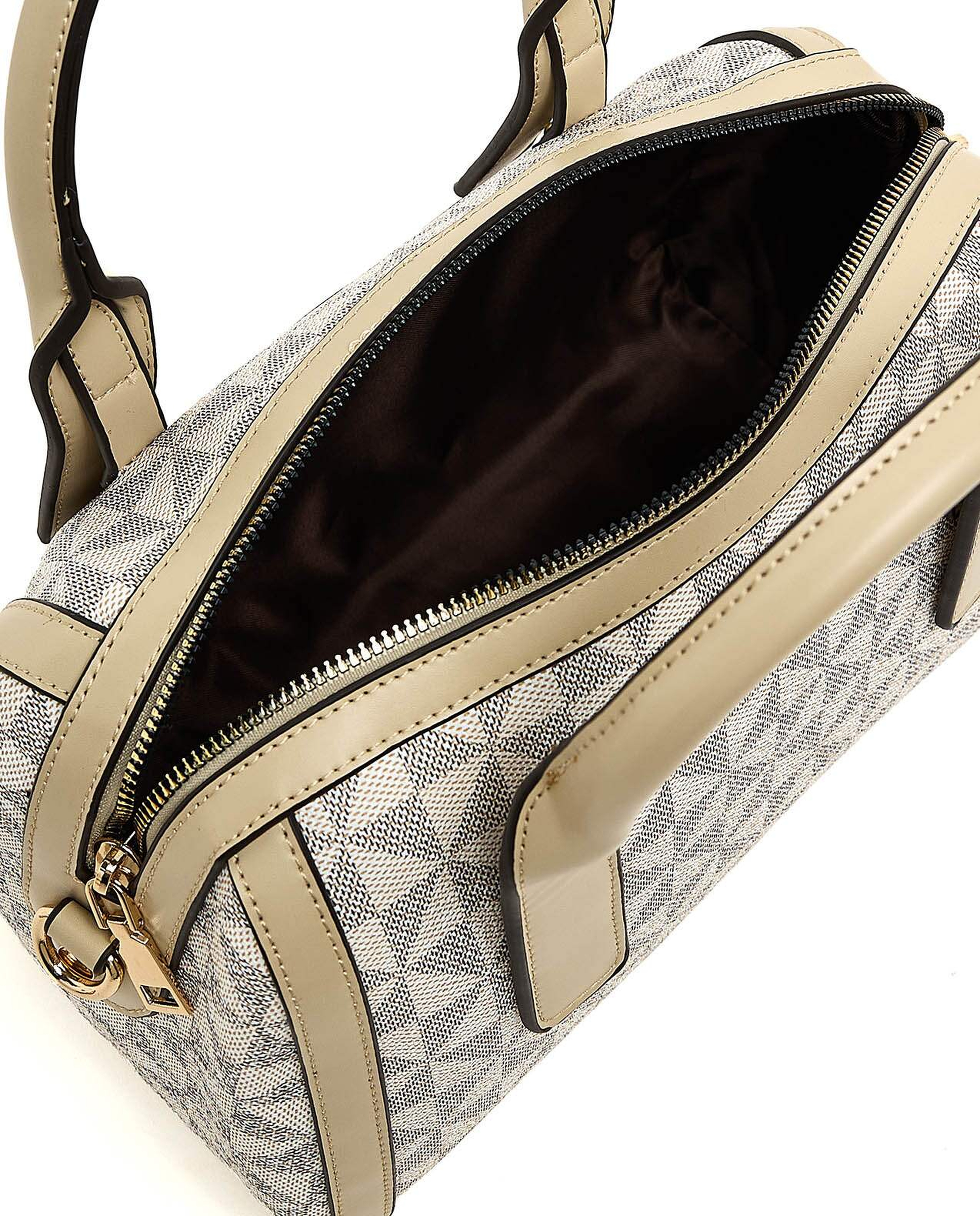 Patterned Satchel Bag